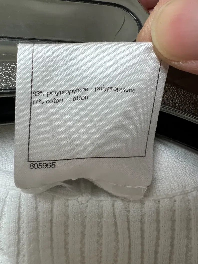 Chanel Chanel White simple classic sleeveless Size XS / US 0-2 / IT 36-38 - 5 Thumbnail