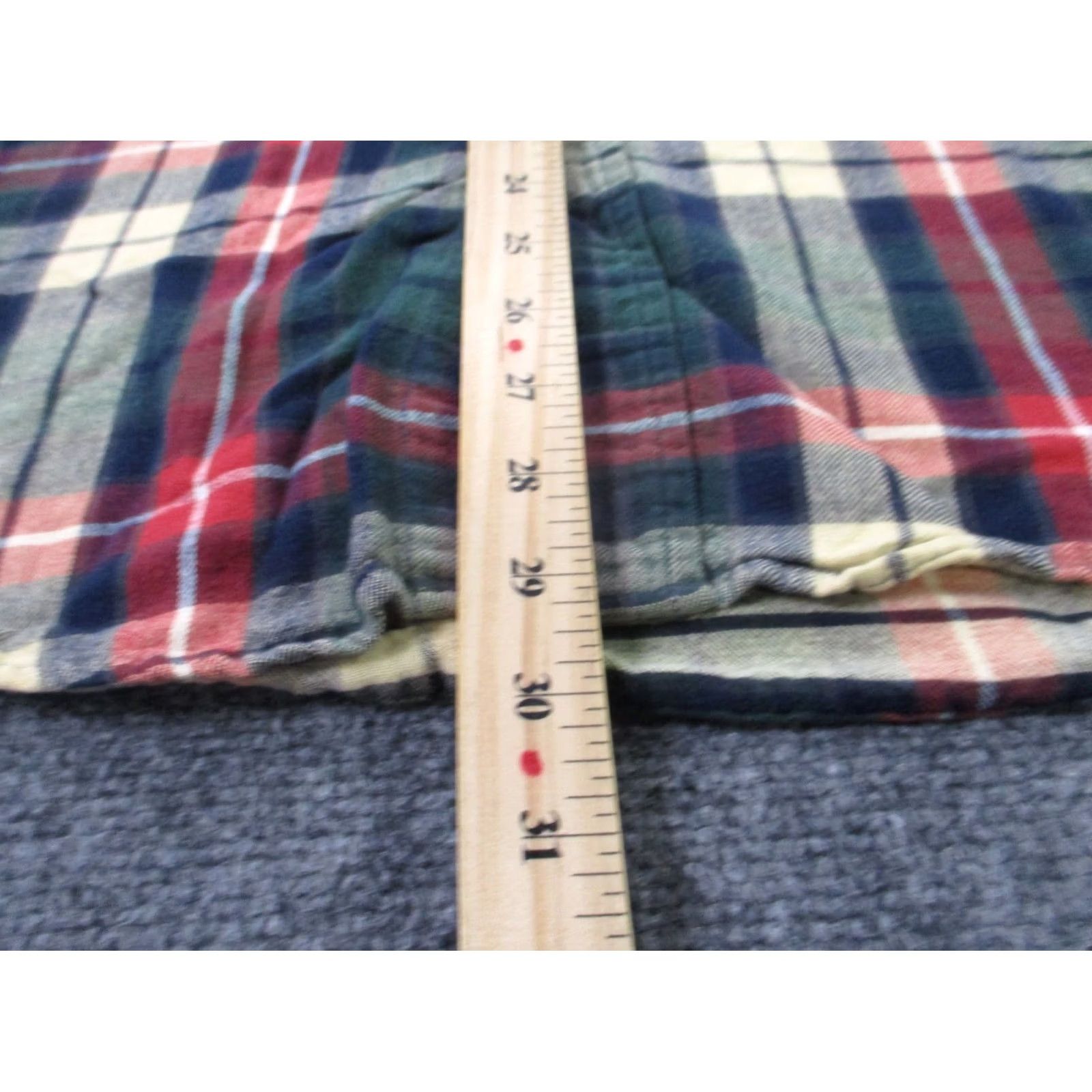 Vintage LL Bean Flannel Shirt Mens L Green Red Plaid Outdoors Country Work Size US L / EU 52-54 / 3 - 4 Thumbnail