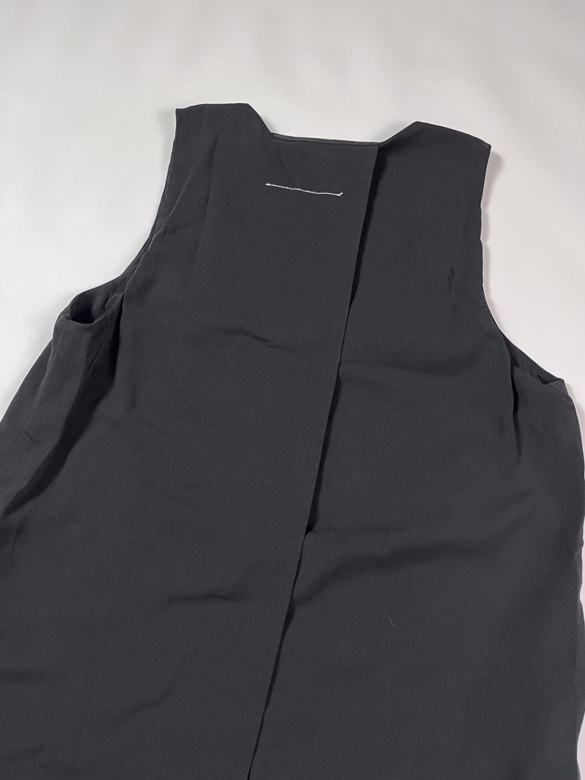 MM6 MM6 MAISON MARGIELA RIBBON-TIE PINAFORE DRESS Size XS / US 0-2 / IT 36-38 - 4 Thumbnail