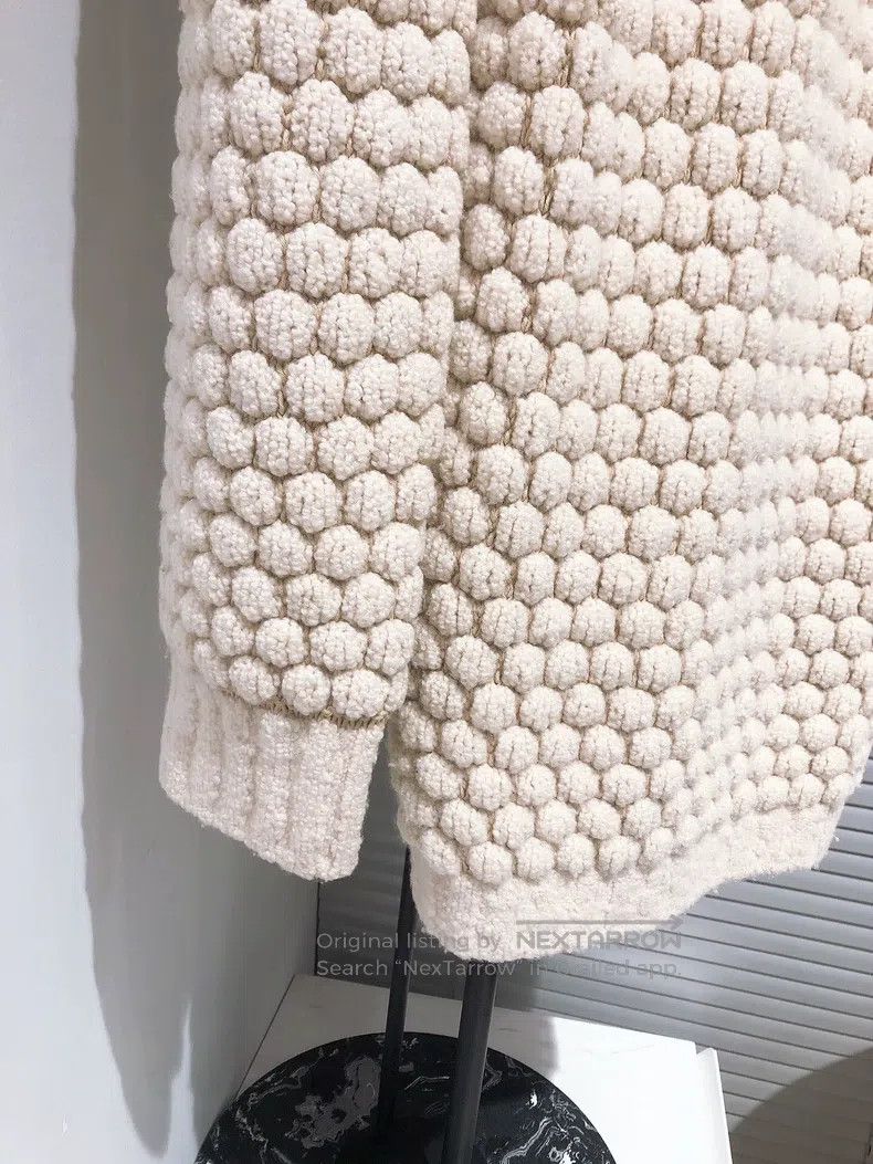 Hermes Hermes Light beige pineapple zipper jacket top Size XS / US 0-2 / IT 36-38 - 5 Thumbnail