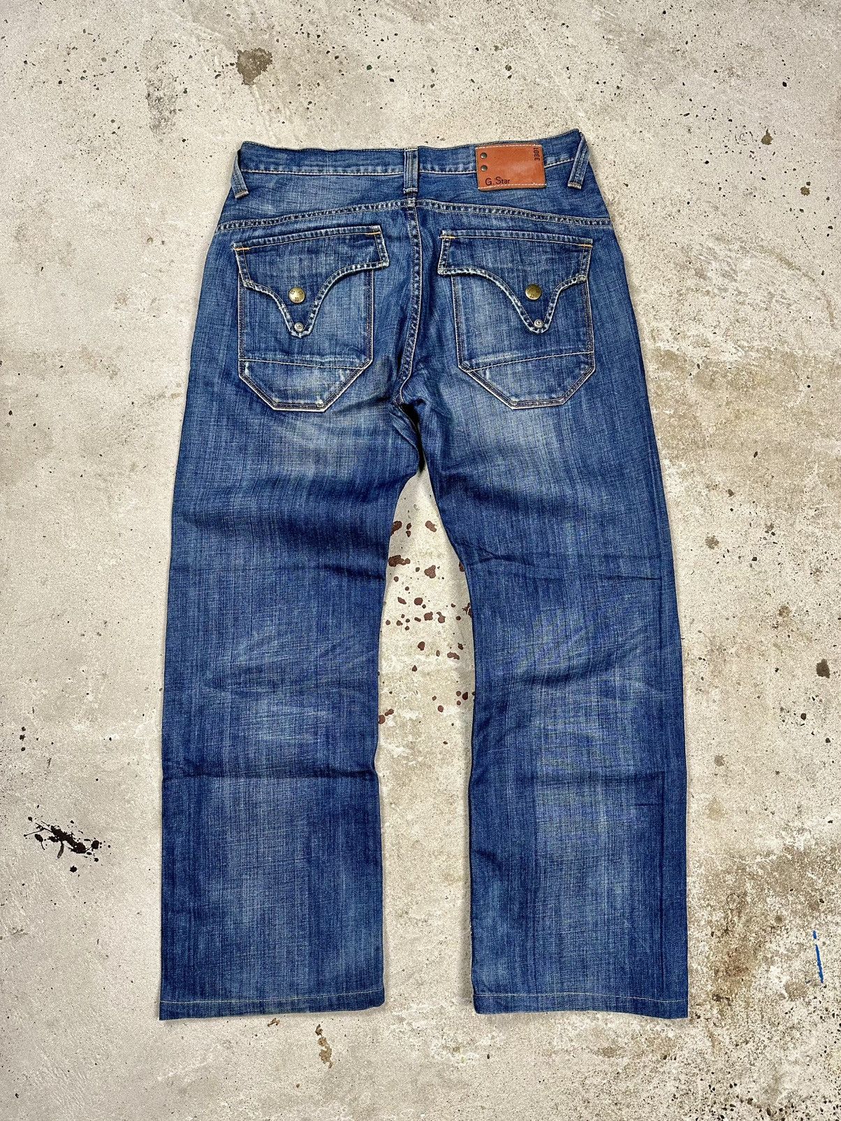 G-Star Vintage Y2K G Star Raw Limit Regular Denim Pants Jeans baggy Size US 31 - 2 Thumbnail