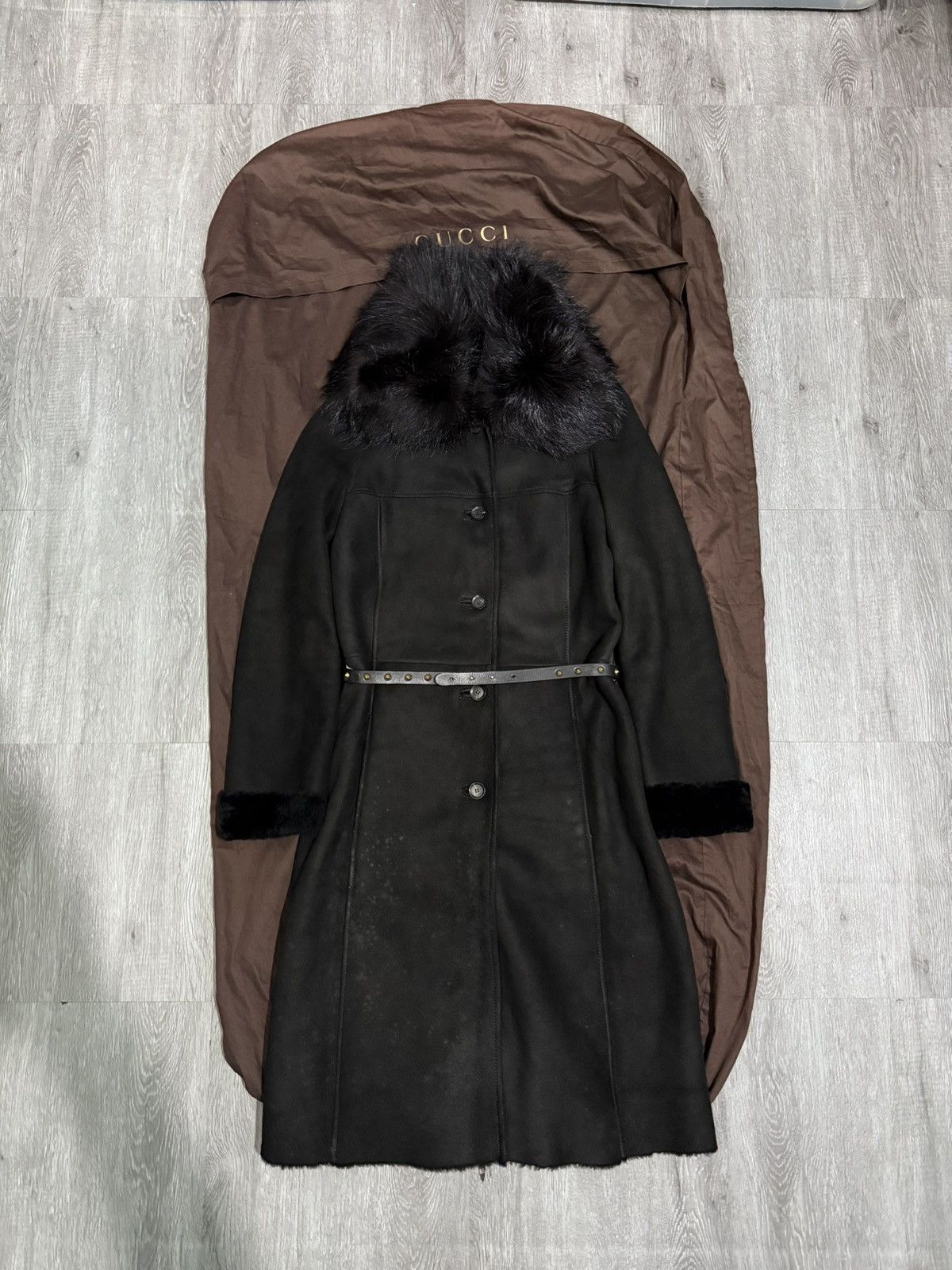 Gucci Gucci - Tom ford - Lambskin Sheepskin Leather Fur Jacket Size XS / US 0-2 / IT 36-38 - 2 Thumbnail