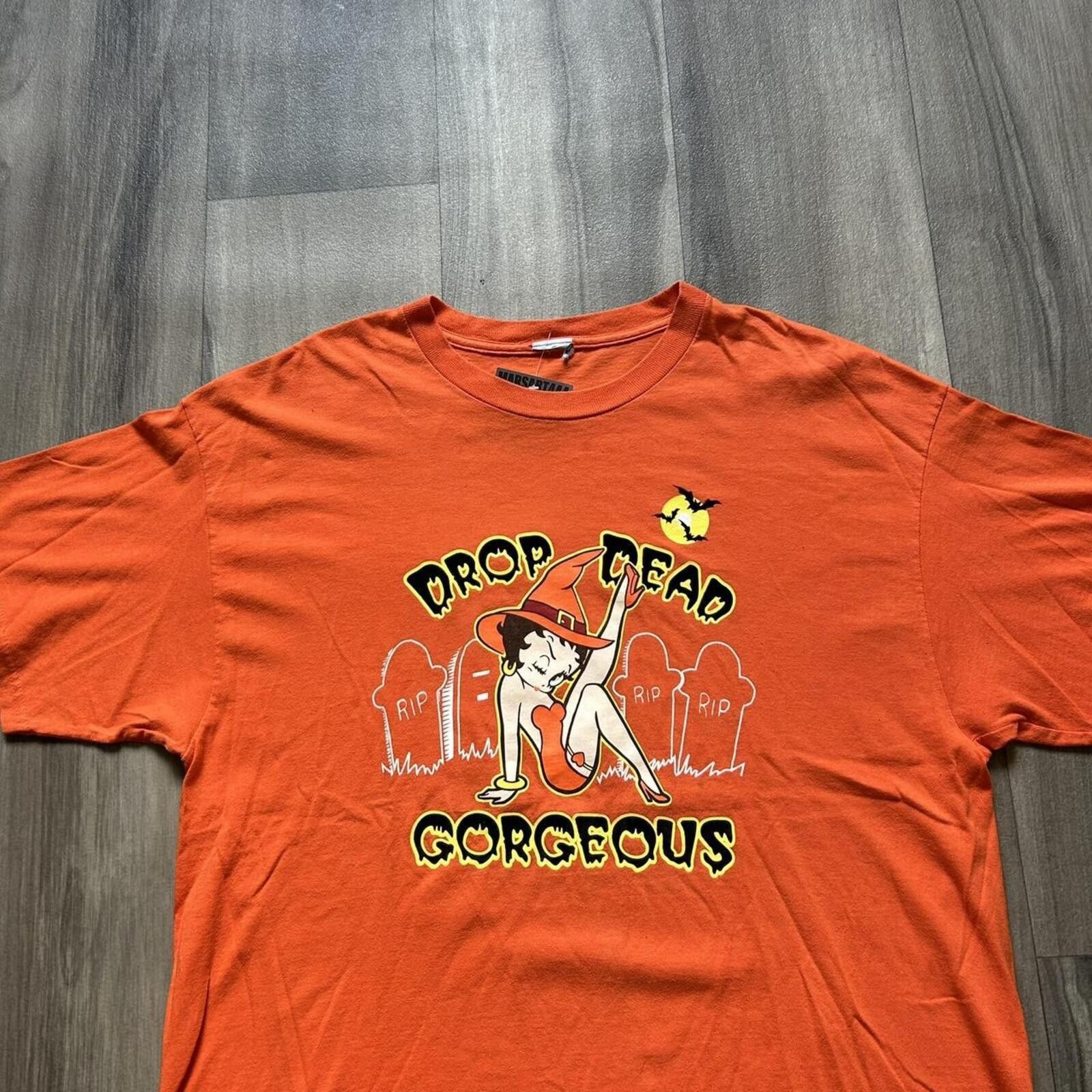 Other Vintage Betty Boop Orange Halloween graphic tee XL Size US XL / EU 56 / 4 - 2 Thumbnail