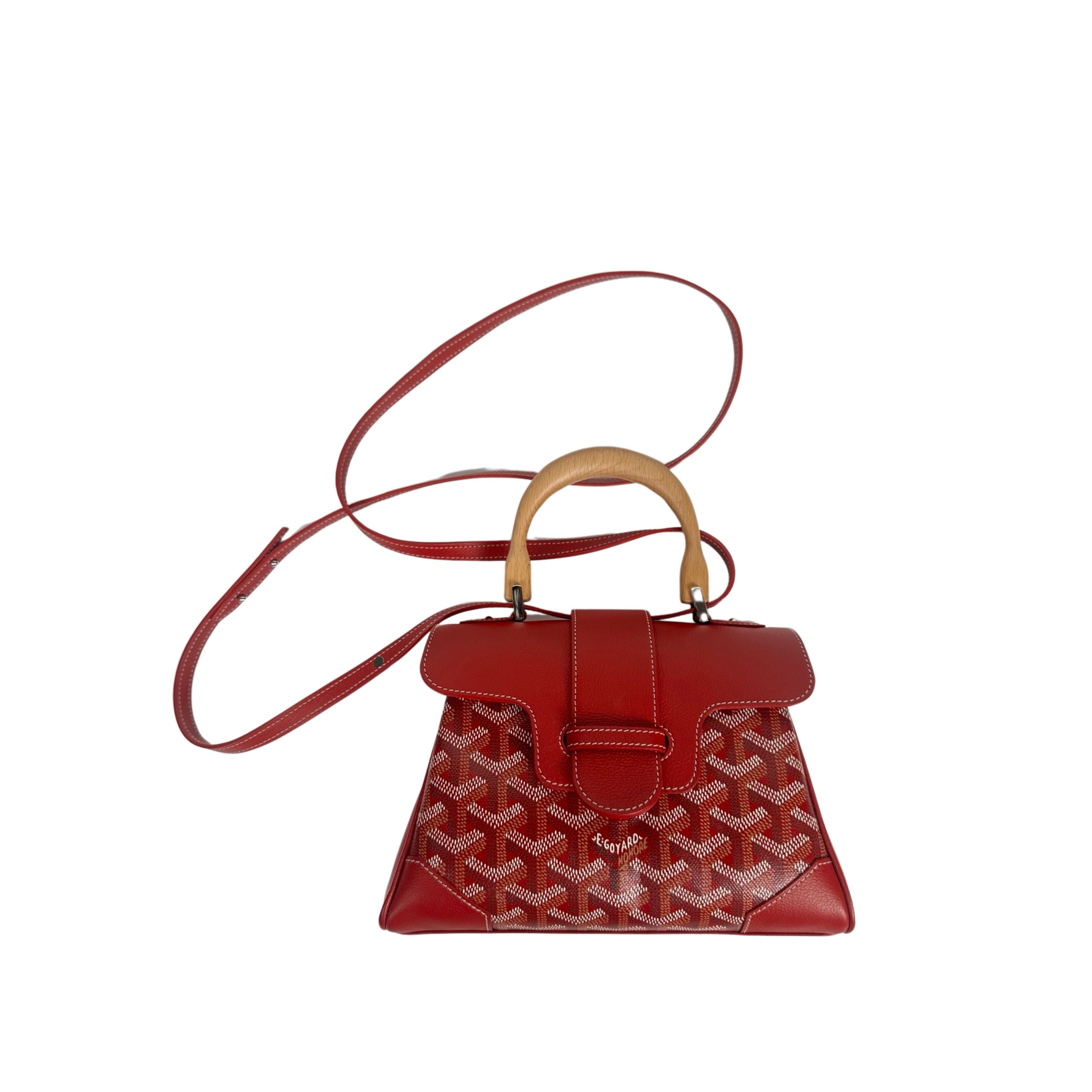 Goyard GOYARD Goyardine Saigon PM Red Size ONE SIZE - 9 Thumbnail