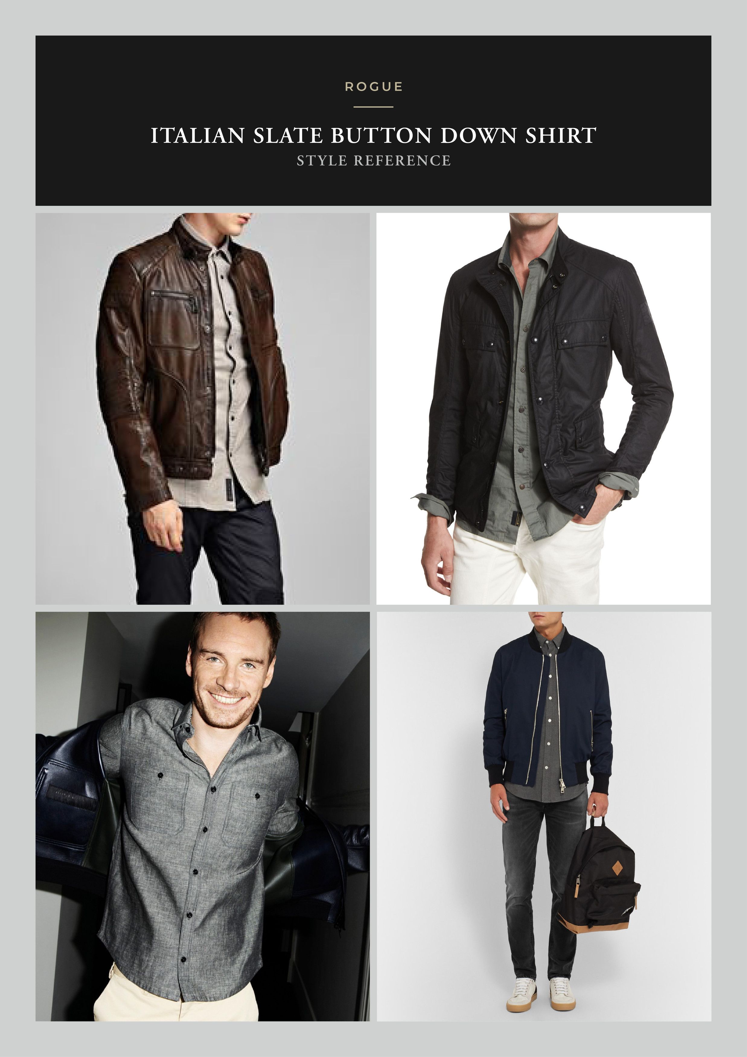 Other Best Dressed 0039 Italy Slate Shirt, Italian Tailoring Size US L / EU 52-54 / 3 - 5 Thumbnail