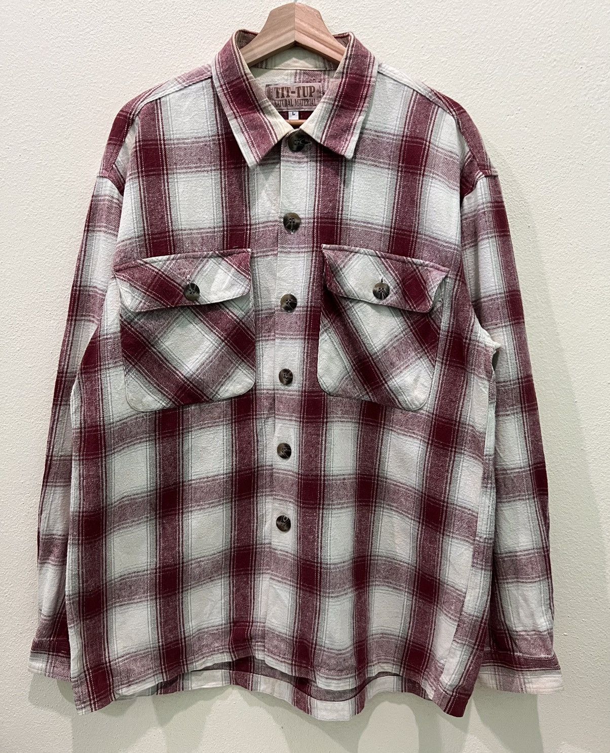 Japanese Brand Japanese Brand Tit-Tup Plaid Tartan Flannel Shirt | Grailed