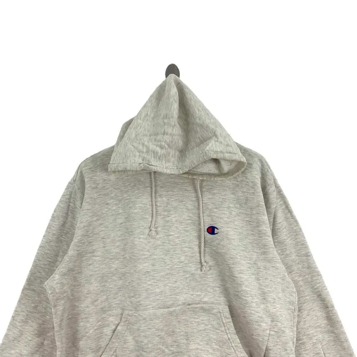 Champion Vintage CHAMPION USA Small Embroidered Logo Grey Hoodie Size US L / EU 52-54 / 3 - 2 Thumbnail