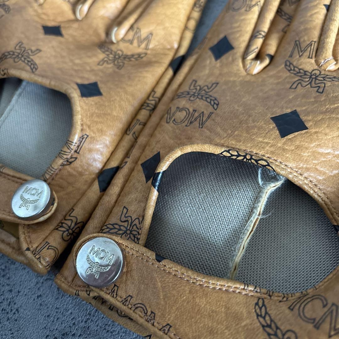 MCM Ultra Rare Blue Monogram Gloves Size ONE SIZE - 8 Thumbnail