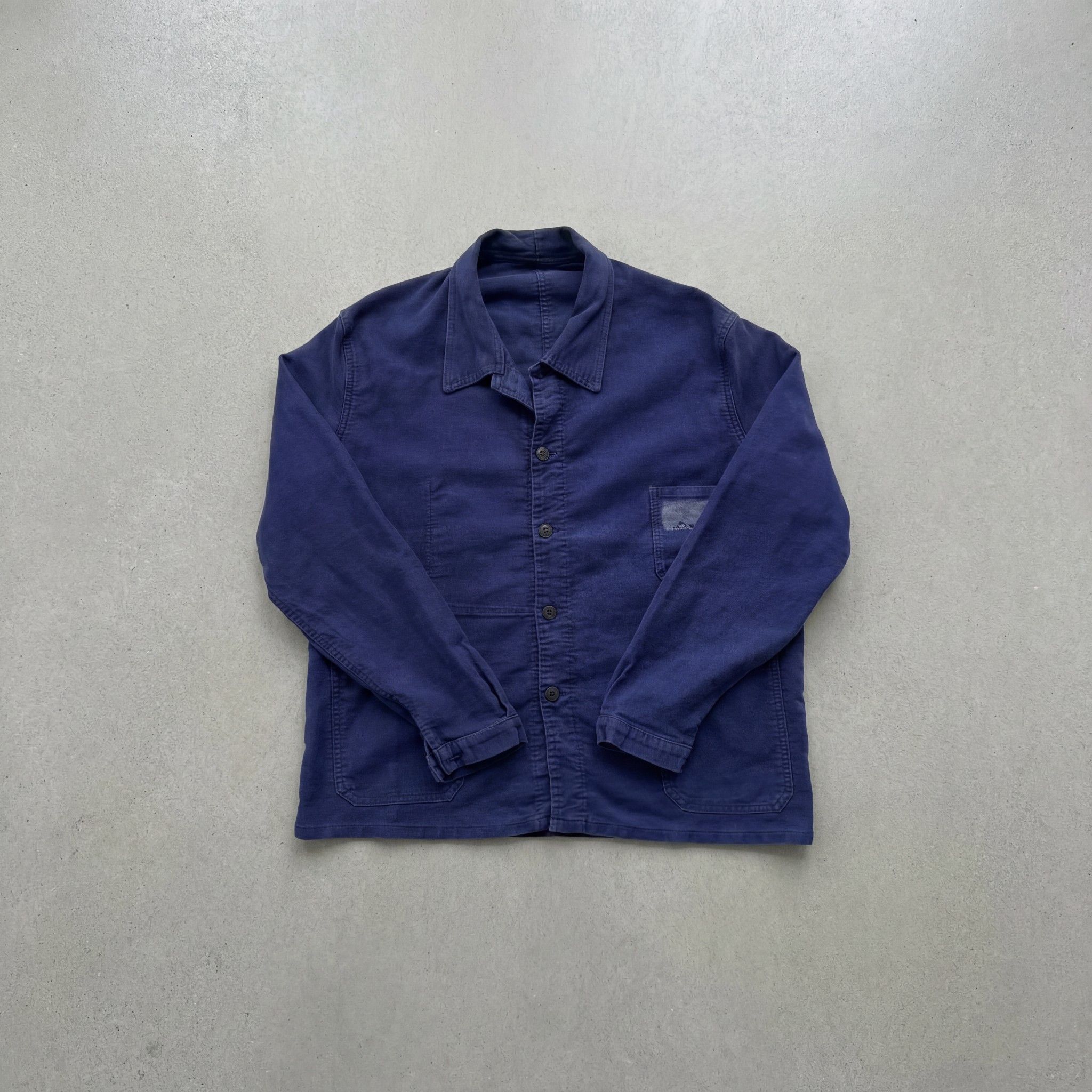 Vintage Vintage 50s French Chore Jacket Size US L / EU 52-54 / 3 - 1 Thumbnail