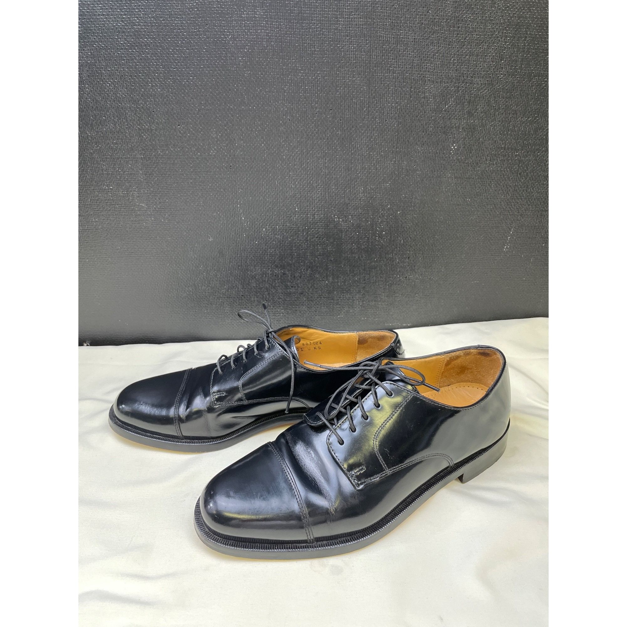 Cole Haan Cole Haan Mens Black Leather Lace up Shoes Oxfords Size 8D S Size US 8 / EU 41 - 4 Thumbnail