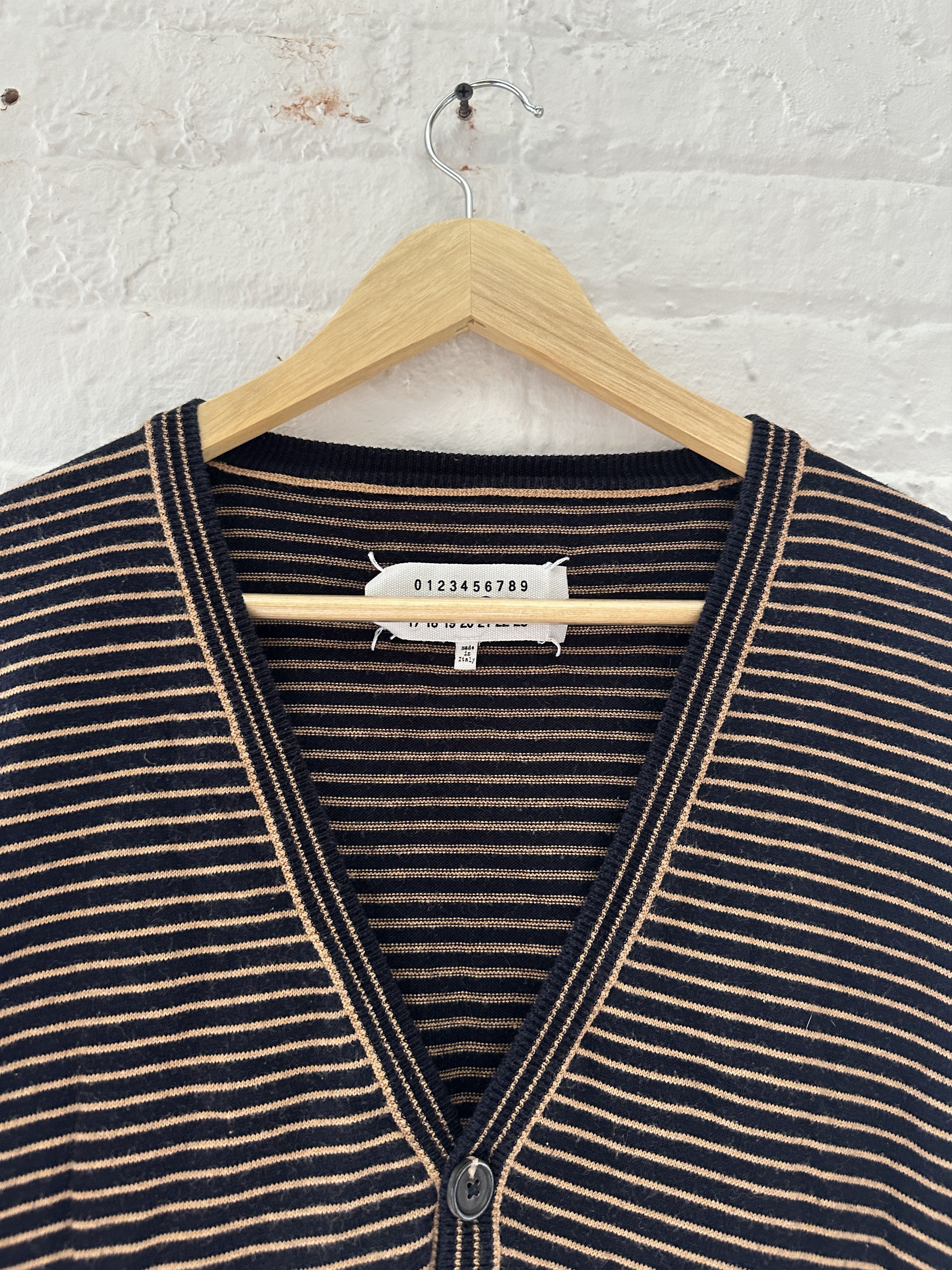 Maison Margiela Maison Margiela Striped Cardigan Size US S / EU 44-46 / 1 - 2 Thumbnail
