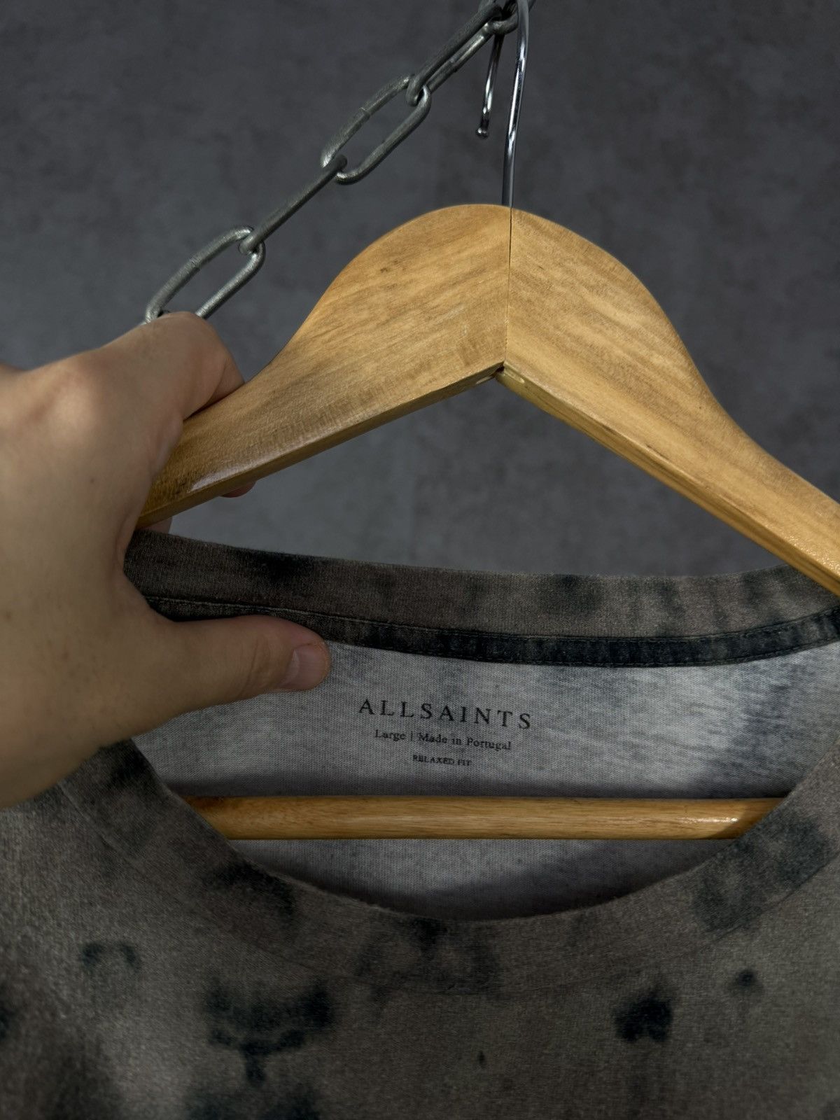 Allsaints × Designer Allsaints designer art crazy center logo tee Size US L / EU 52-54 / 3 - 4 Thumbnail