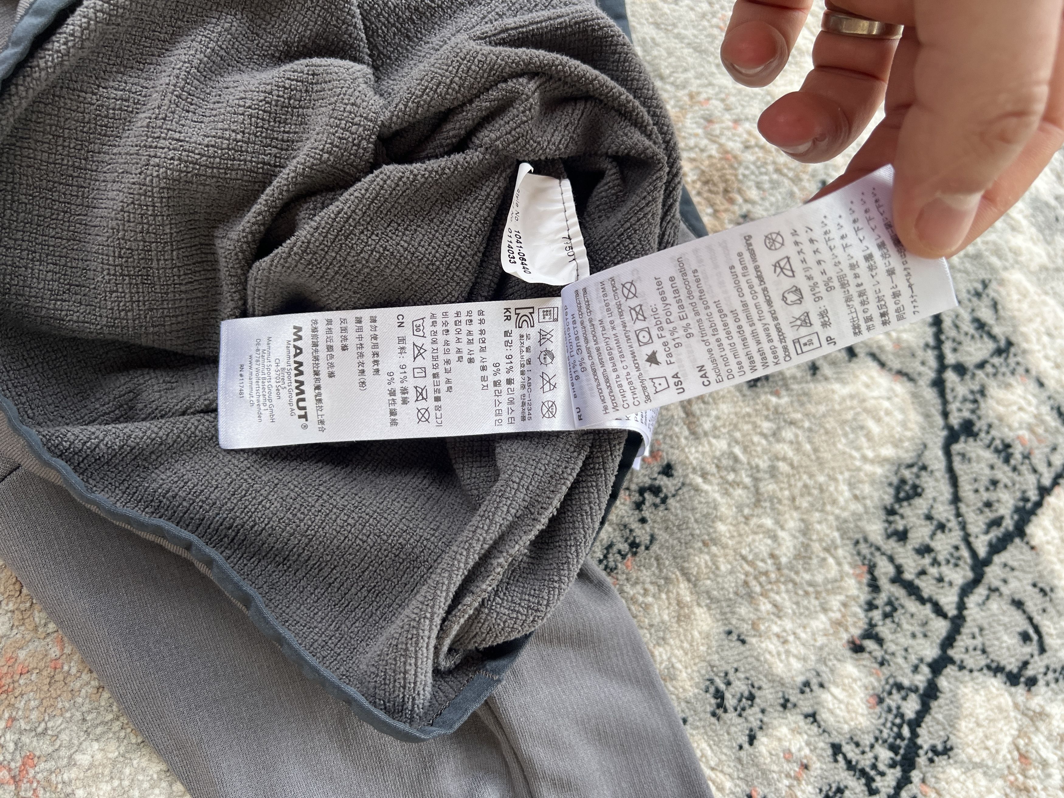 Mammut Mammut Polartec Zip Tee Size US S / EU 44-46 / 1 - 12 Thumbnail