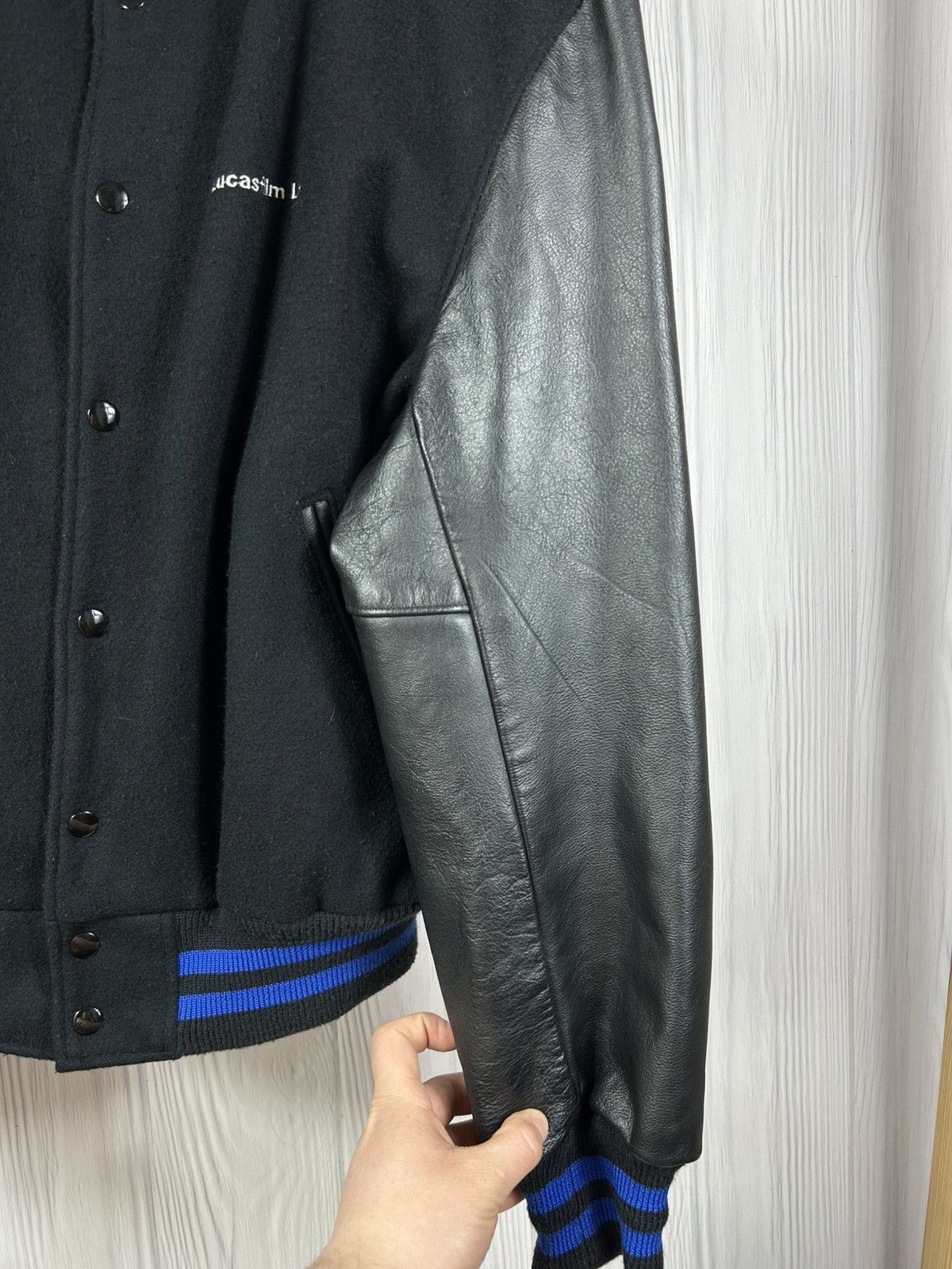 Star Wars Very Rare Lucasfilm Ltd Company THX Letterman Crew Jacket L Size US L / EU 52-54 / 3 - 11 Thumbnail