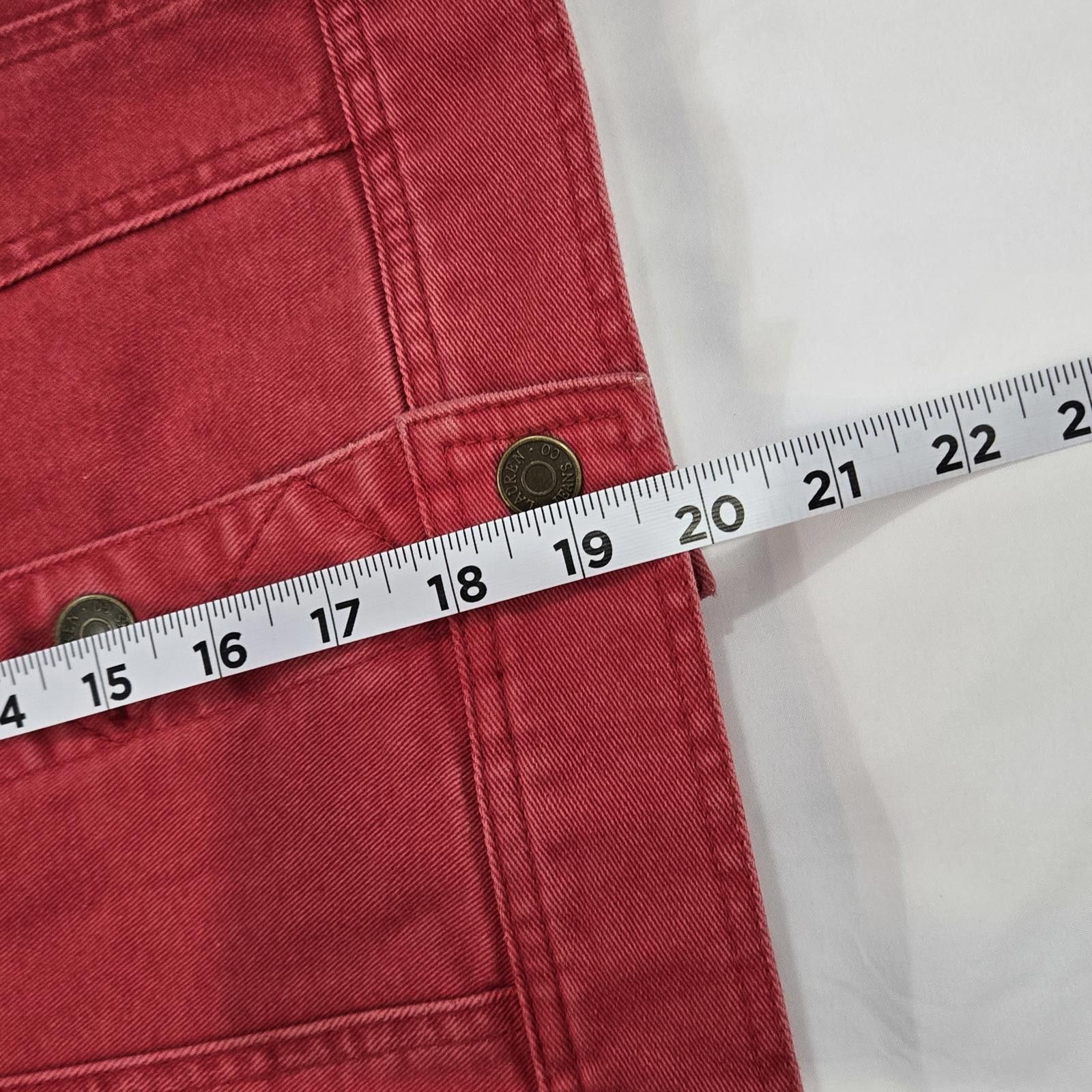 Polo Ralph Lauren Ralph Lauren Denim Jacket Red Vintage Size L Womens Size L / US 10 / IT 46 - 6 Thumbnail