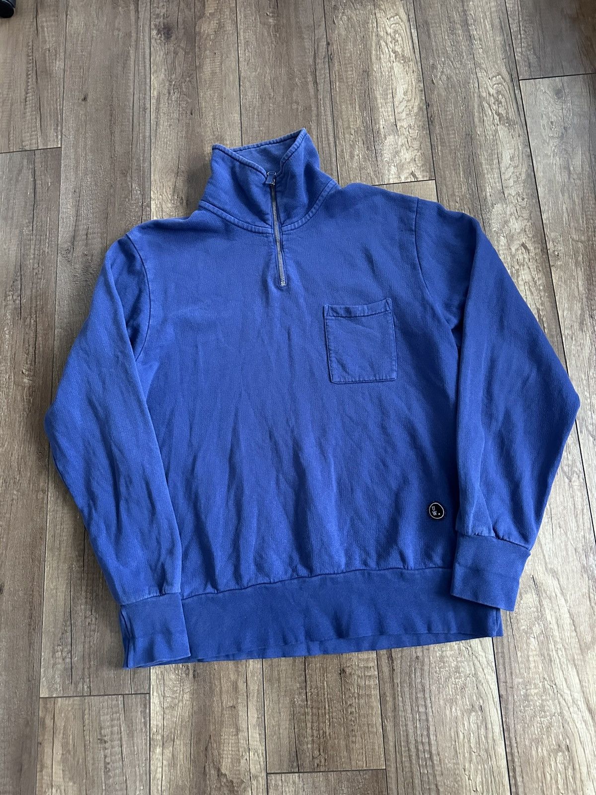 Universal Works Universal Works 1/3 Zip Pullover Sweatshirt Size US L / EU 52-54 / 3 - 2 Thumbnail