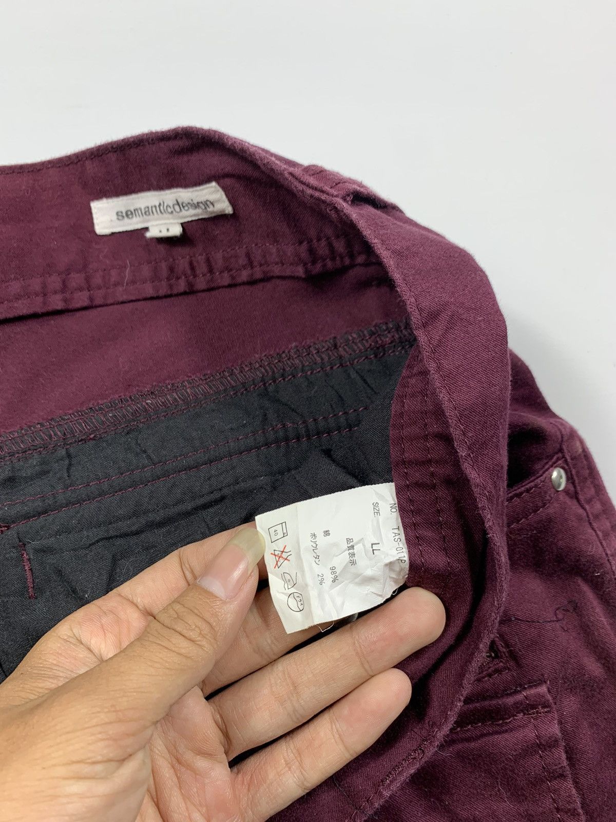 PPFM Semantic design Multi Pocket Ziper Bondage pants Size US 32 / EU 48 - 4 Thumbnail