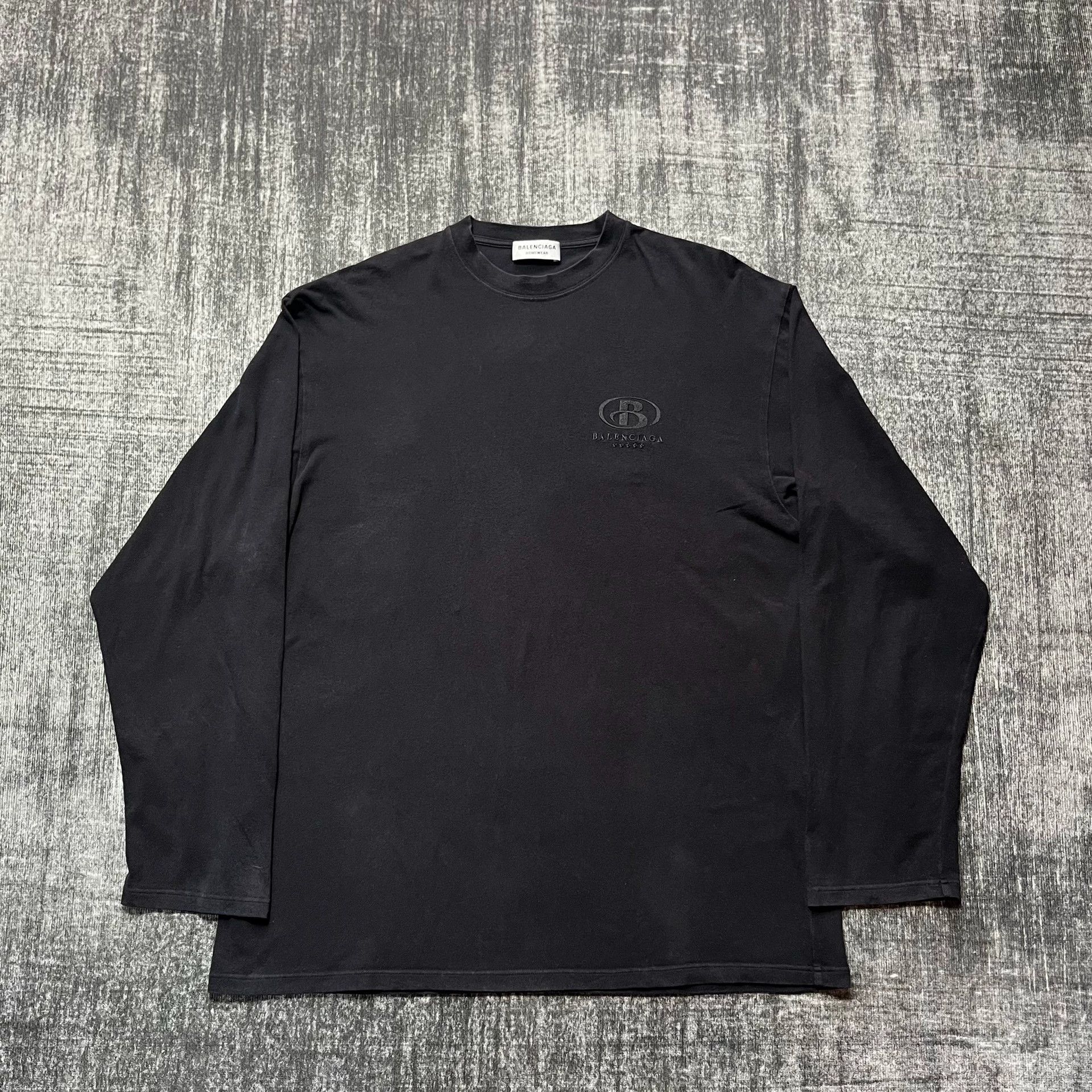 【BALENCIAGA】 LOGO TEMPLE GEOMETRIC 0052-1_3140ddd5-b1a4-400c-ada9