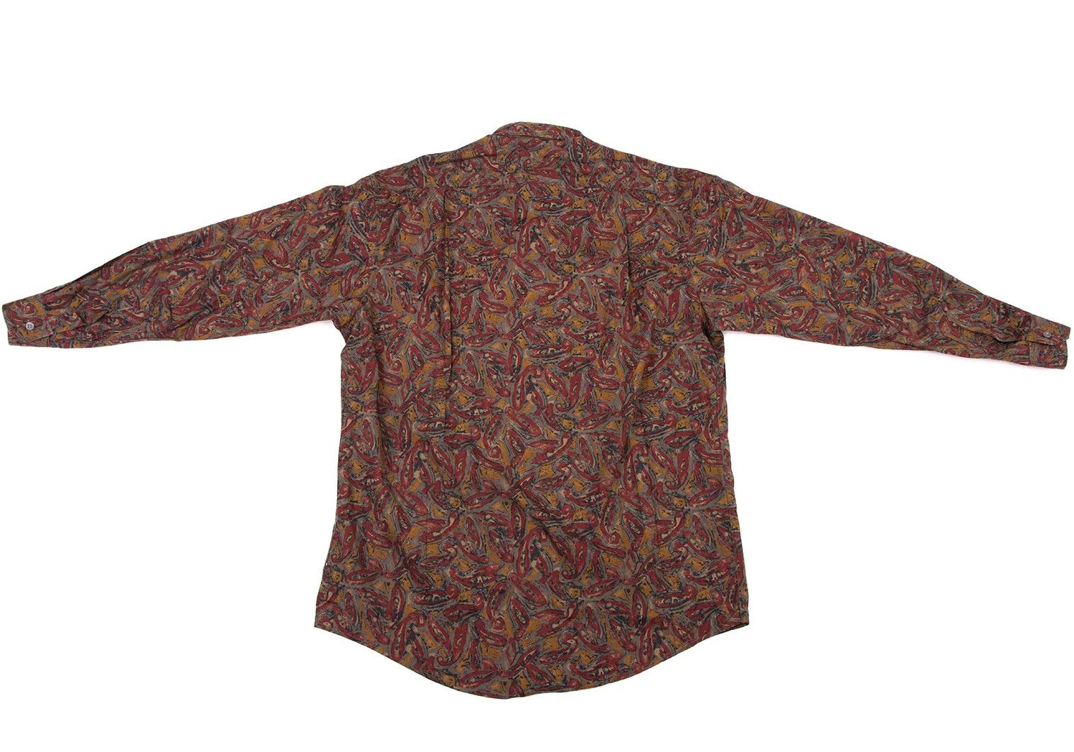 Dries Van Noten Cotton Graphic Print Shirt in Red, Gray, and Brown Size US M / EU 48-50 / 2 - 10 Thumbnail