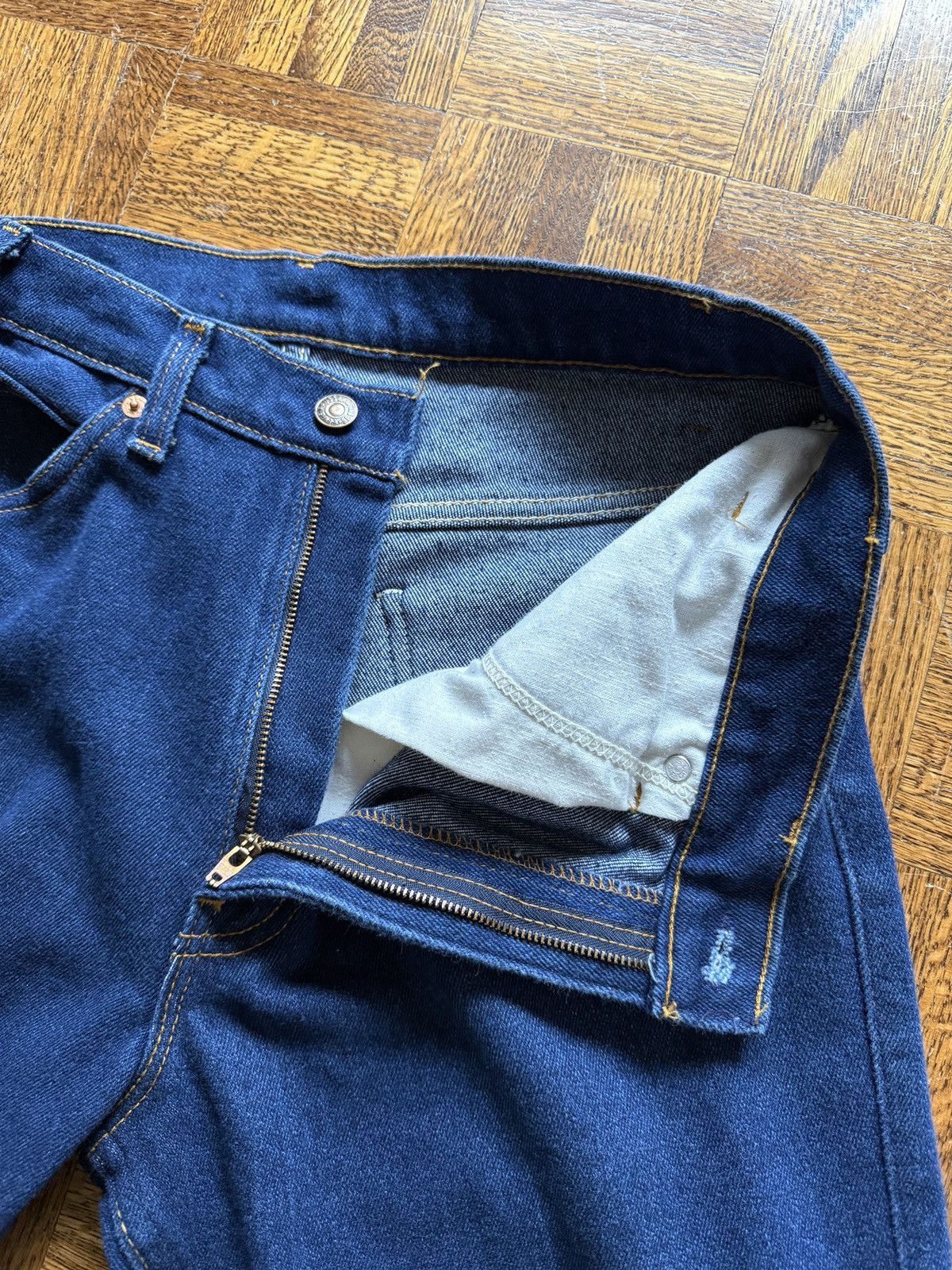 Levi's Vintage 80s Levi's 509-2017 Straight Stretch Denim Jeans Size US 33 - 6 Thumbnail
