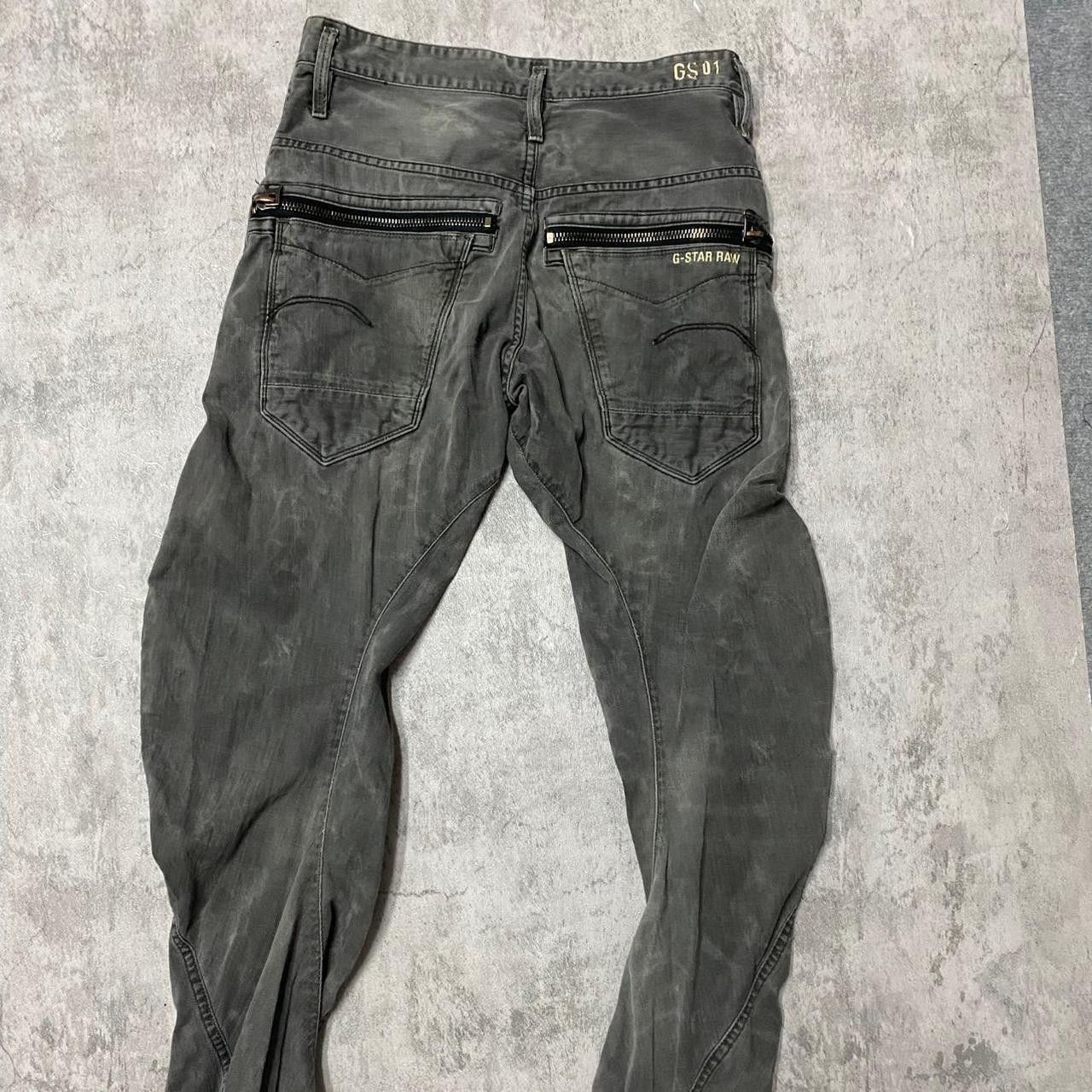 G-Star Grey G-Star raw jeans with zip details #streetwear Size 30" / US 8 / IT 44 - 2 Thumbnail