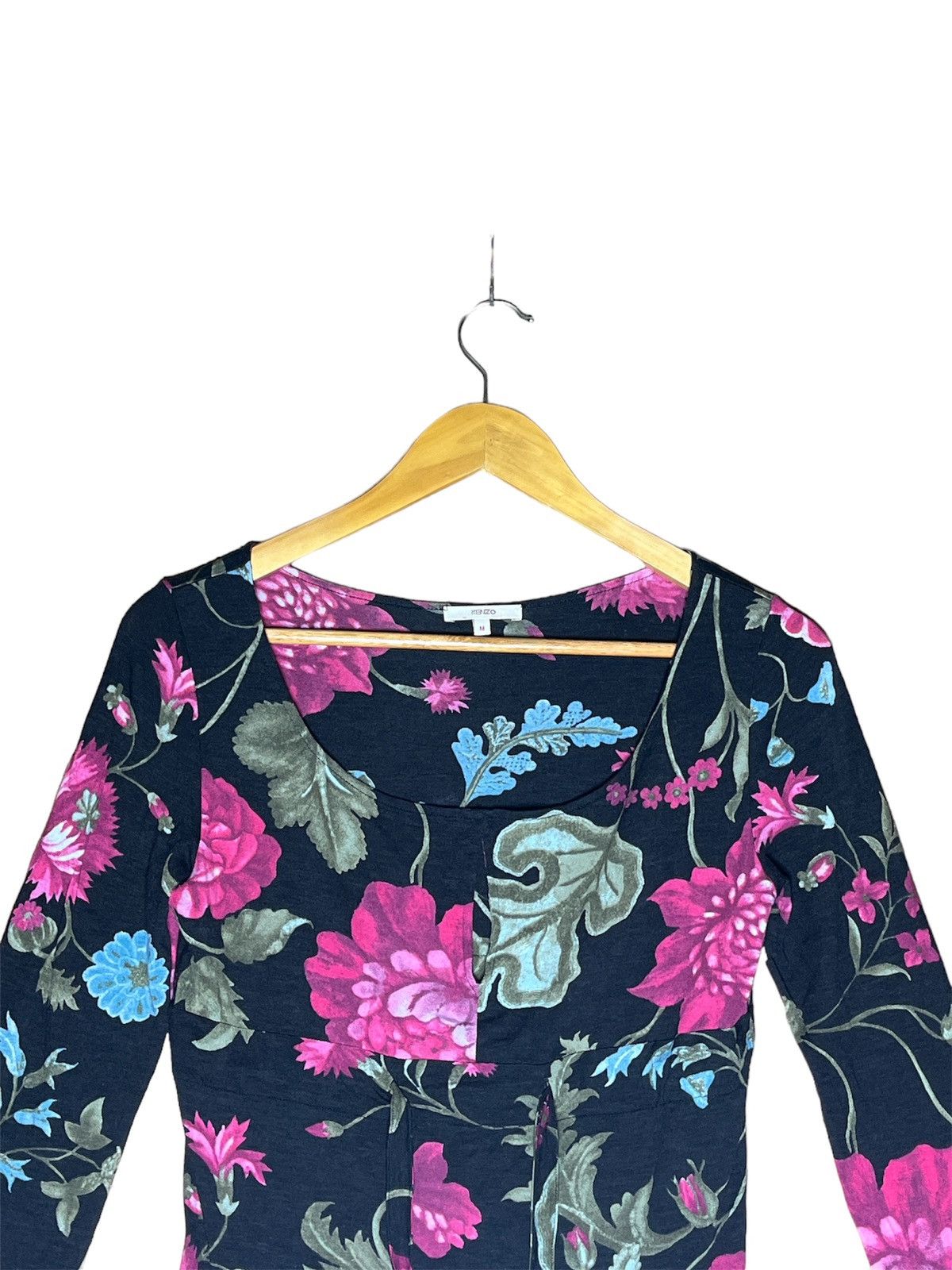 Kenzo Kenzo Floral Printed Shirt Size M / US 6-8 / IT 42-44 - 4 Thumbnail