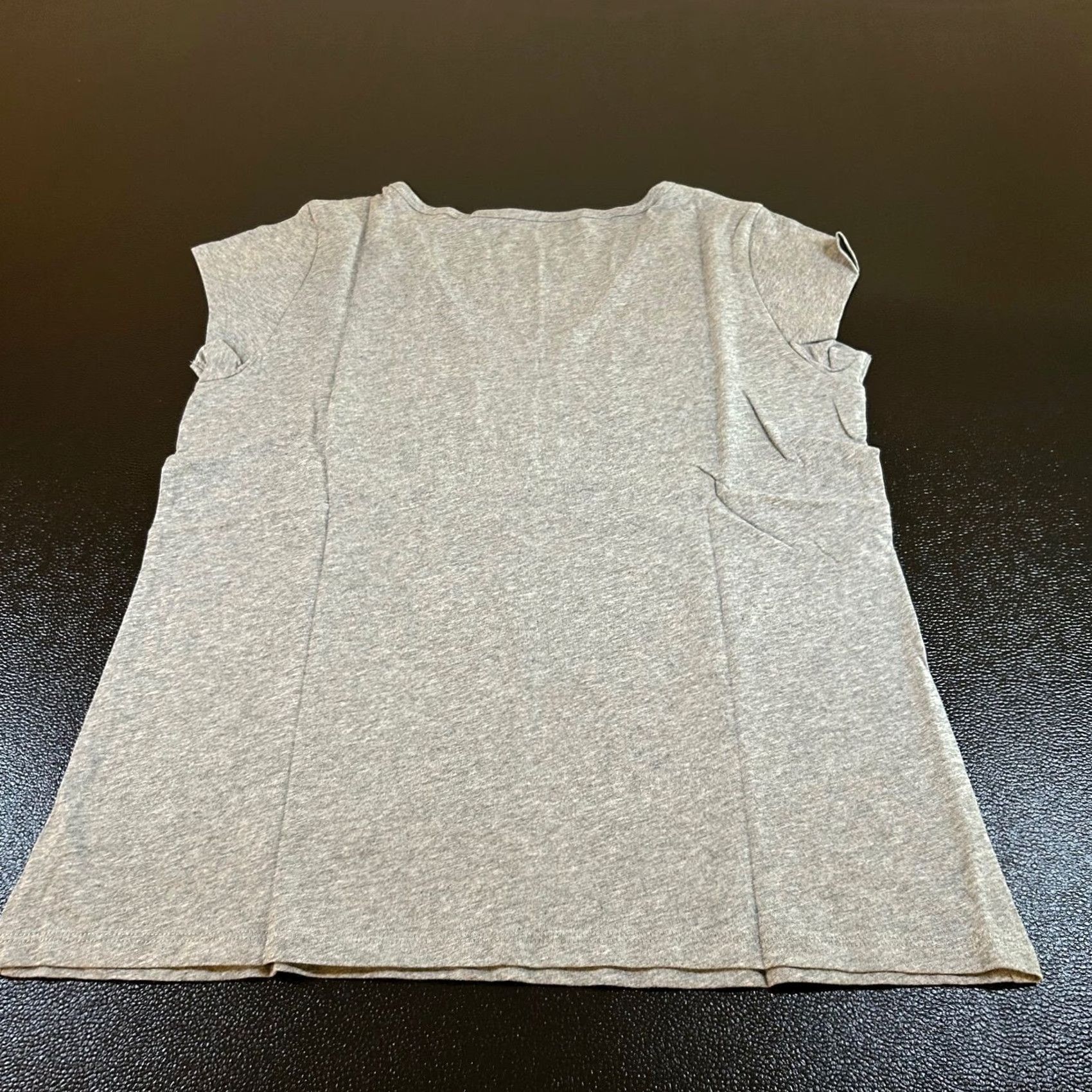 UNTUCKit UNTUCKit Condesa T-Shirt Scoop Neck Short Sleeve Casual Gray Womens Large New Size L / US 10 / IT 46 - 5 Thumbnail