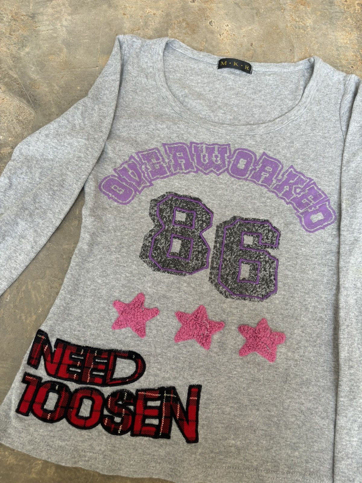 Hysteric Glamour × Japanese Brand Y2k MKR Overworked 86 Womens style Longsleeve Size M / US 6-8 / IT 42-44 - 5 Thumbnail