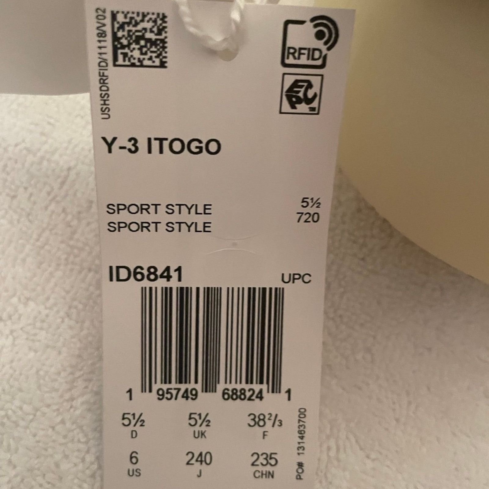 Adidas Adidas Y-3 ITOGO Fashion Sneaker Size US 6 / EU 39 - 9 Thumbnail
