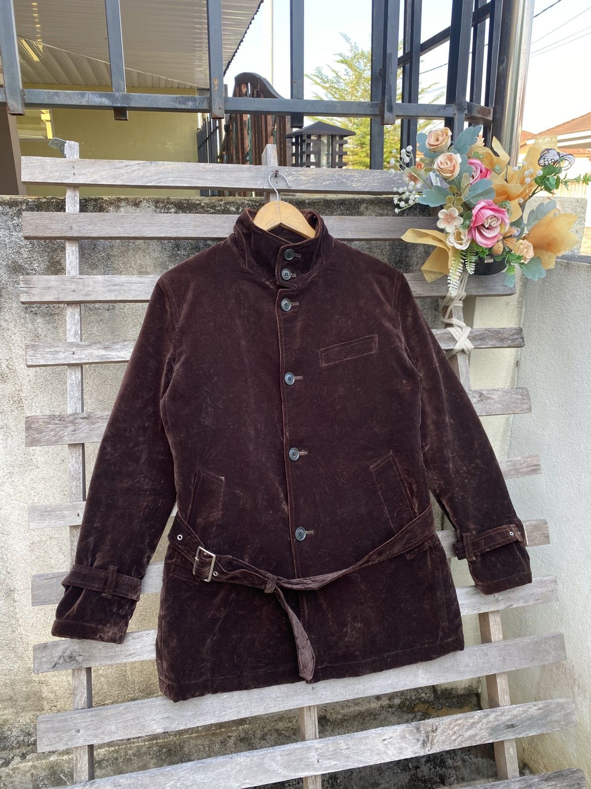 Japanese Brand Vintage PPFM Japanese Brand Velvet Jacket Size M / US 6-8 / IT 42-44 - 1 Thumbnail