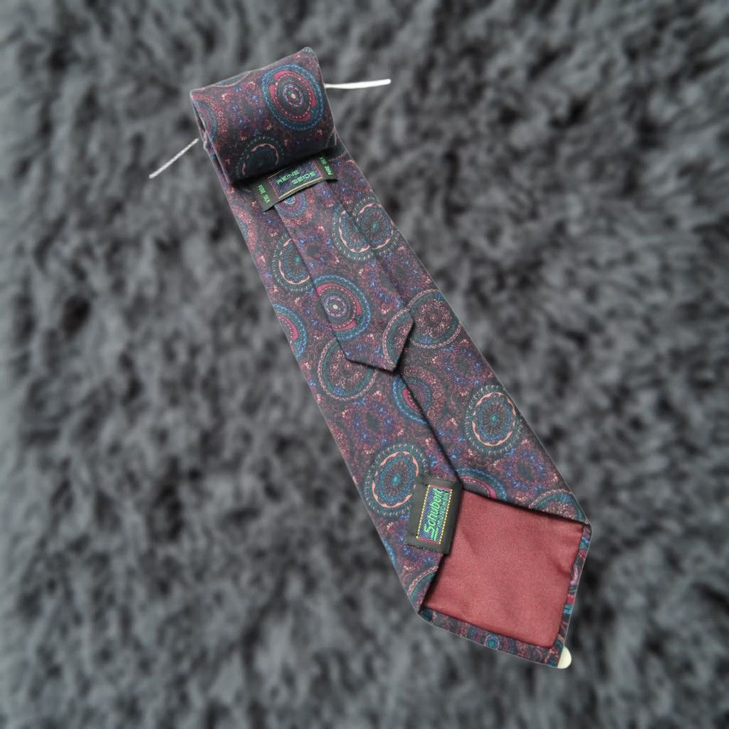 Vintage Schubert Munchen Tie Mens ONE SIZE Men Pure Silk Pointed Classic Patterned Size ONE SIZE - 1 Thumbnail