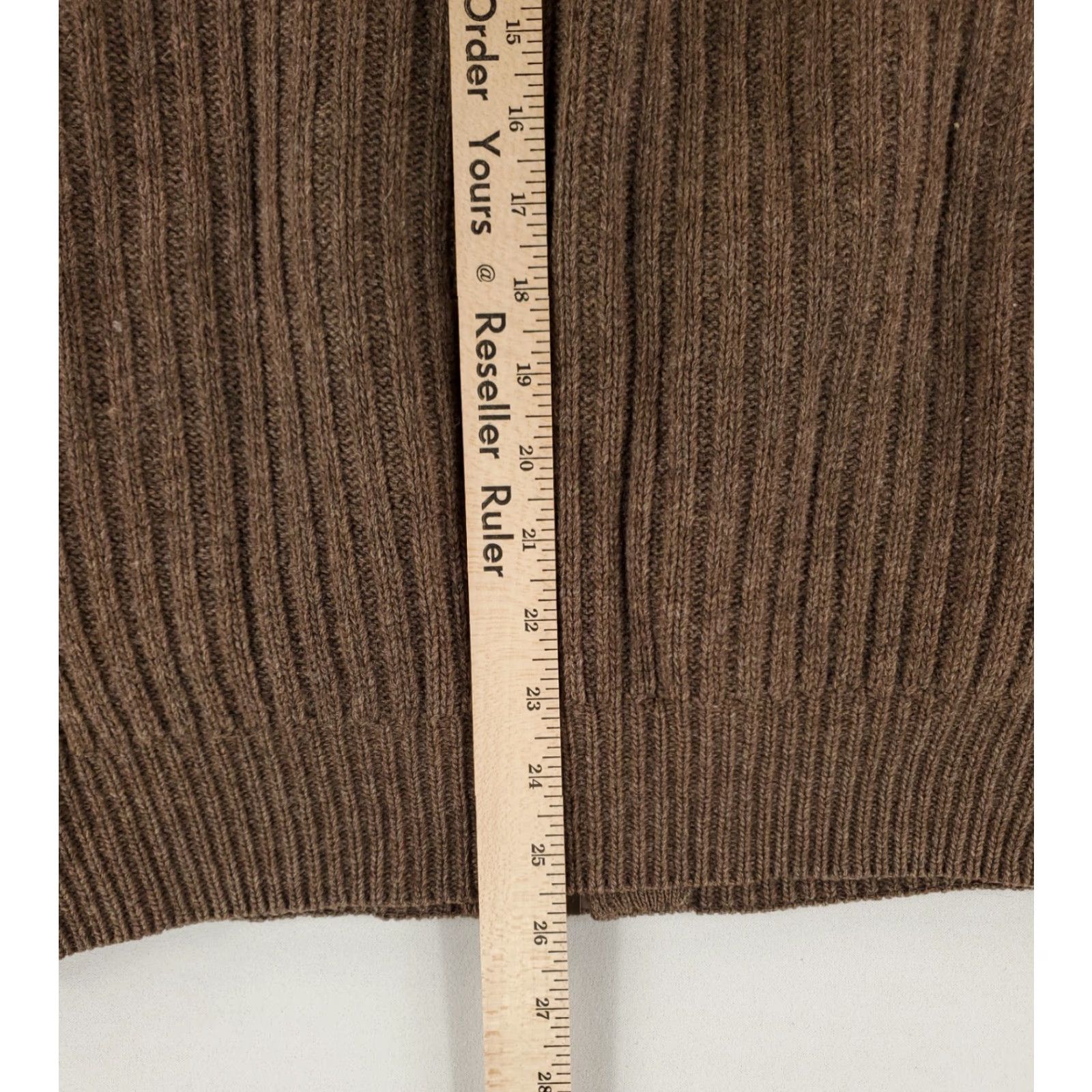 Vintage Cabela's Sweater Full Zip Cardigan 100% Wool Brown Shoulders Elbow Patches Mens M Size US M / EU 48-50 / 2 - 5 Thumbnail
