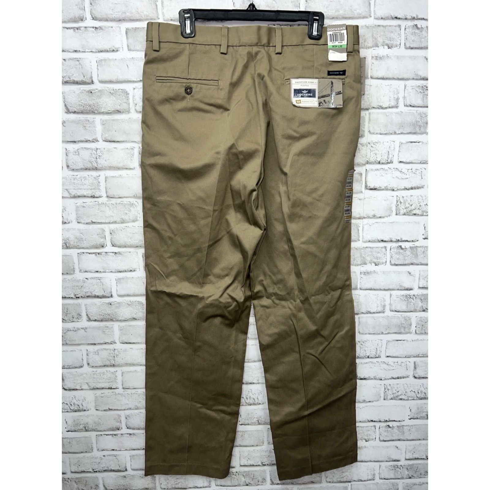 Dockers DOCKERS Signature Khaki Pants Size US 32 / EU 48 - 4 Thumbnail