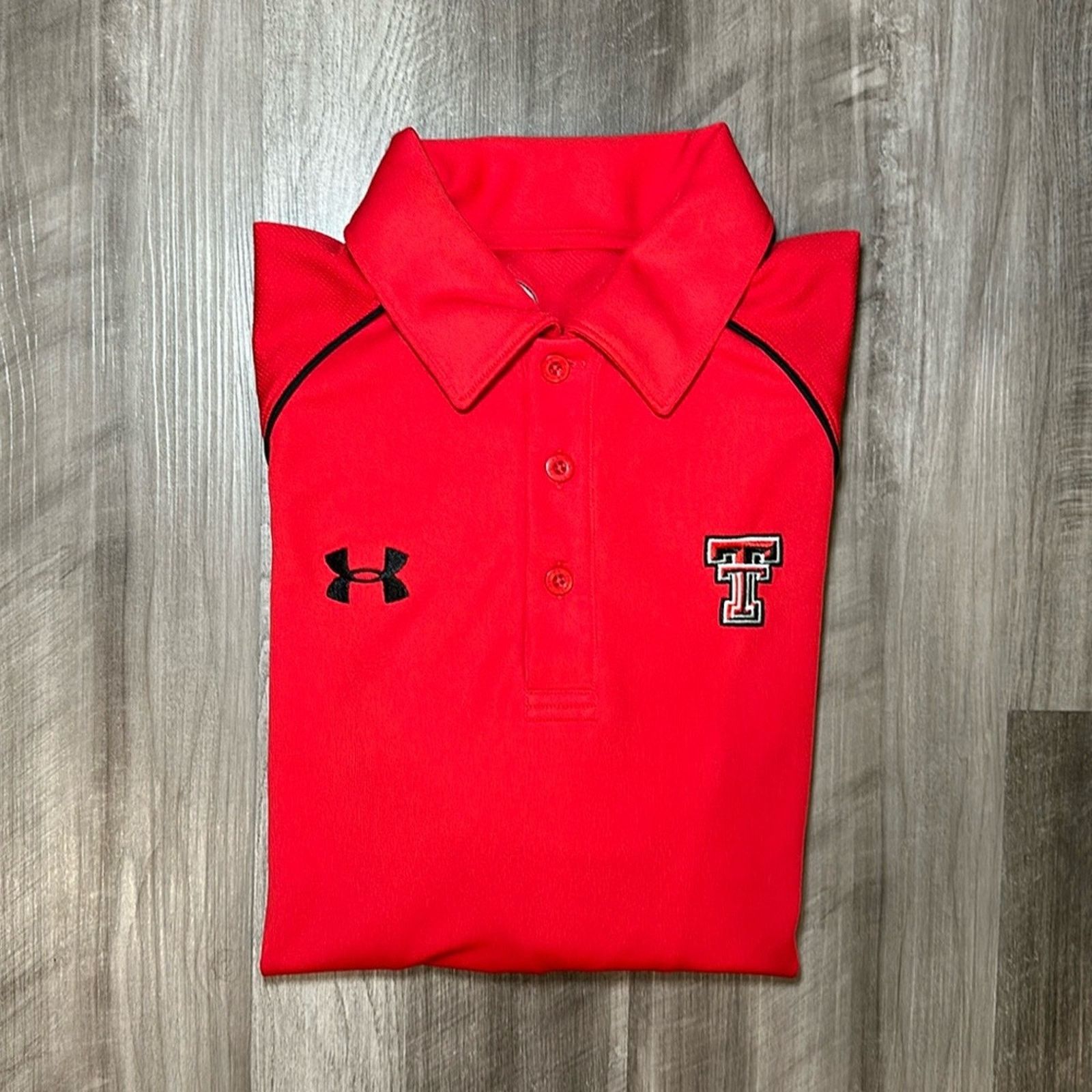 Under Armour Texas Tech Red Raiders Under Armour Long Sleeve Polo - Small Size US S / EU 44-46 / 1 - 1 Thumbnail