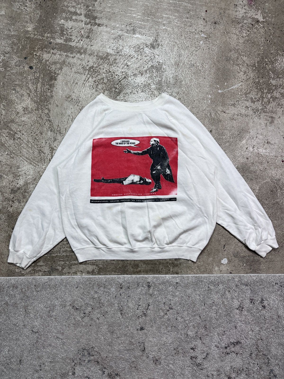 1988 SHAKESPEARE THEATRE CHICAGO FADED SWEATSHIRT - № 1303