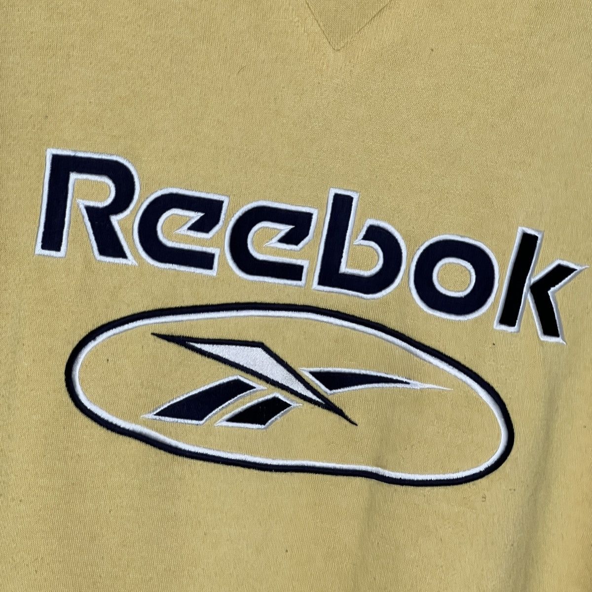 Reebok × Vintage 90s Vintage Reebok Crewneck Boxy Sweatshirt Embroidered logo Size US L / EU 52-54 / 3 - 4 Thumbnail