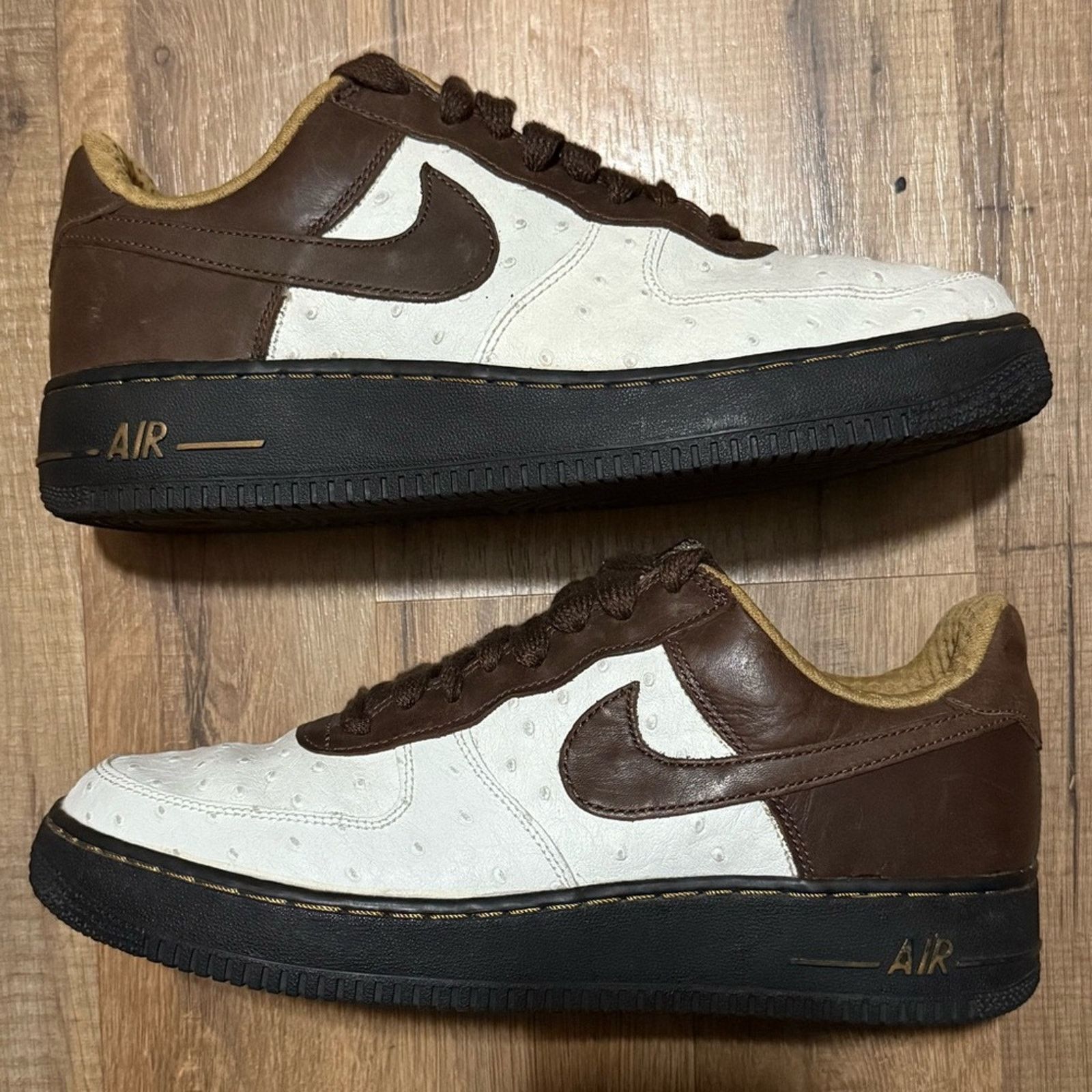 Nike 2006 Nike Air Force 1 Premium Boxing Champ Baroque Brown Size US 9.5 / EU 42-43 - 1 Thumbnail
