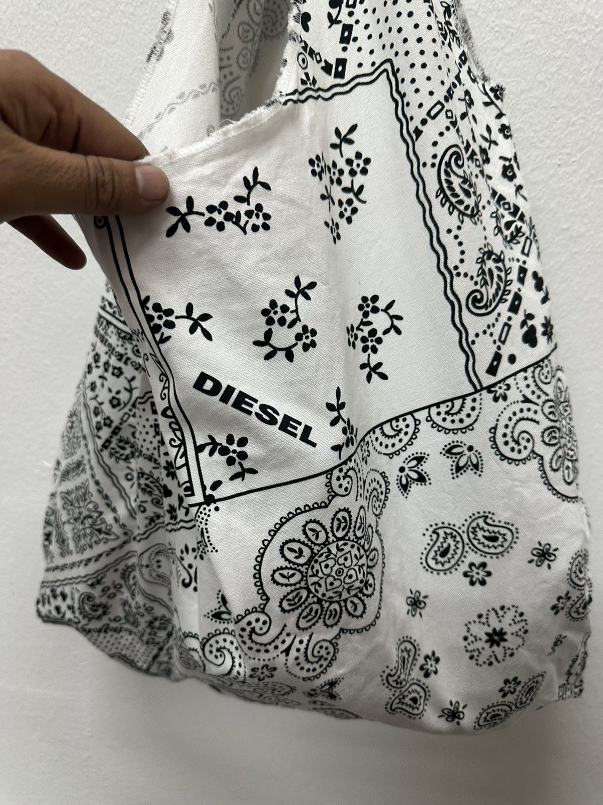 Diesel Diesel Paisley Design Eco Tote Bag Size ONE SIZE - 10 Thumbnail