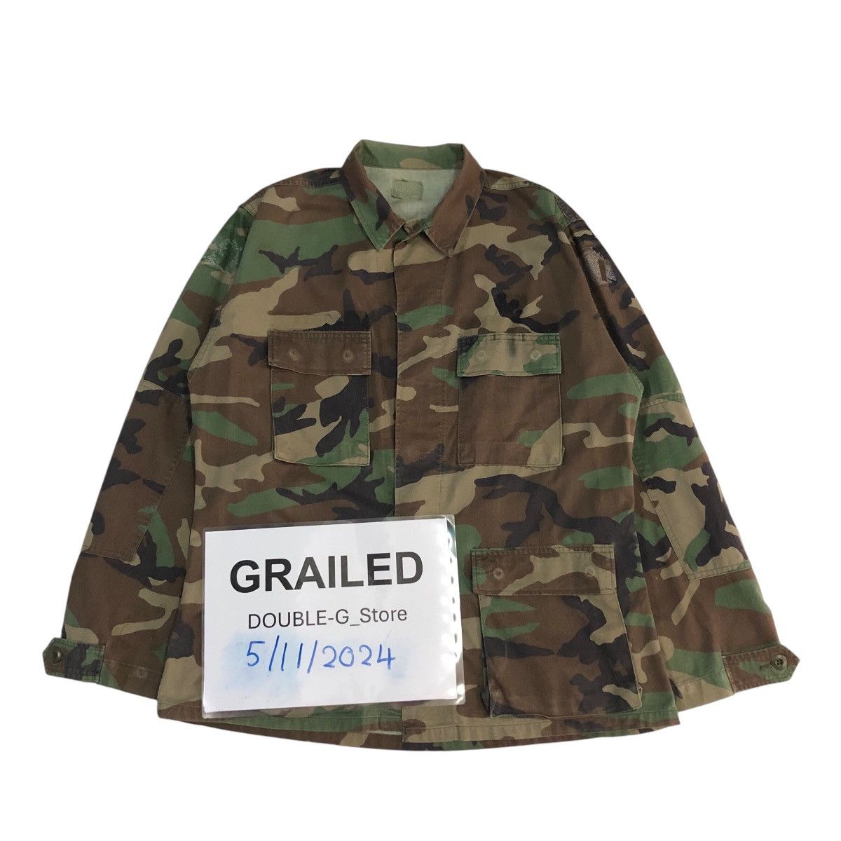 Vintage 📌Vintage Military Collection Jacket OG-107 Camouflage Cargo Size US M / EU 48-50 / 2 - 1 Thumbnail