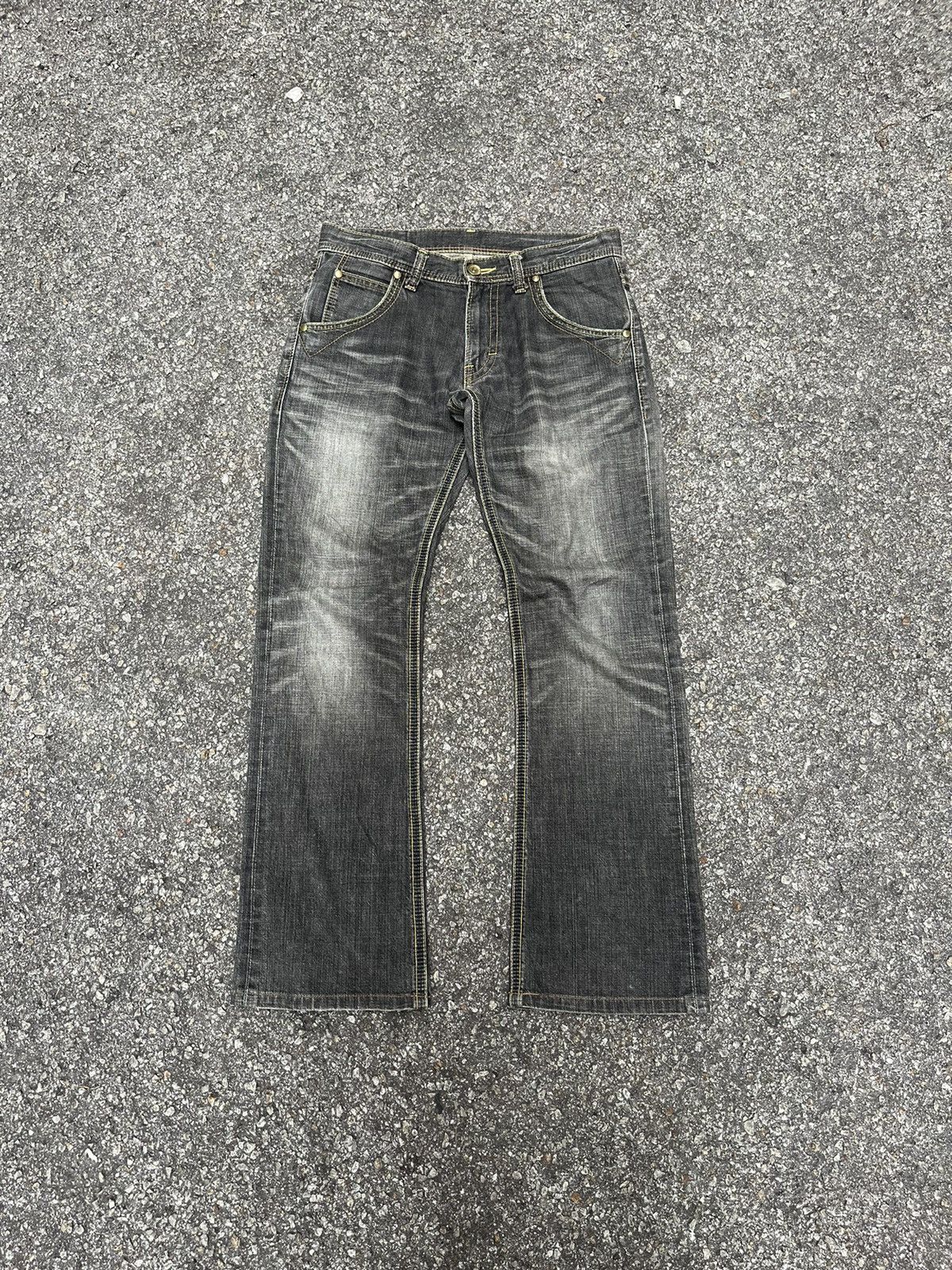 Hysteric Glamour Flare Jeans Wrangler Japan Boot Cut Low Rise Denim Size US 30 / EU 46 - 2 Thumbnail