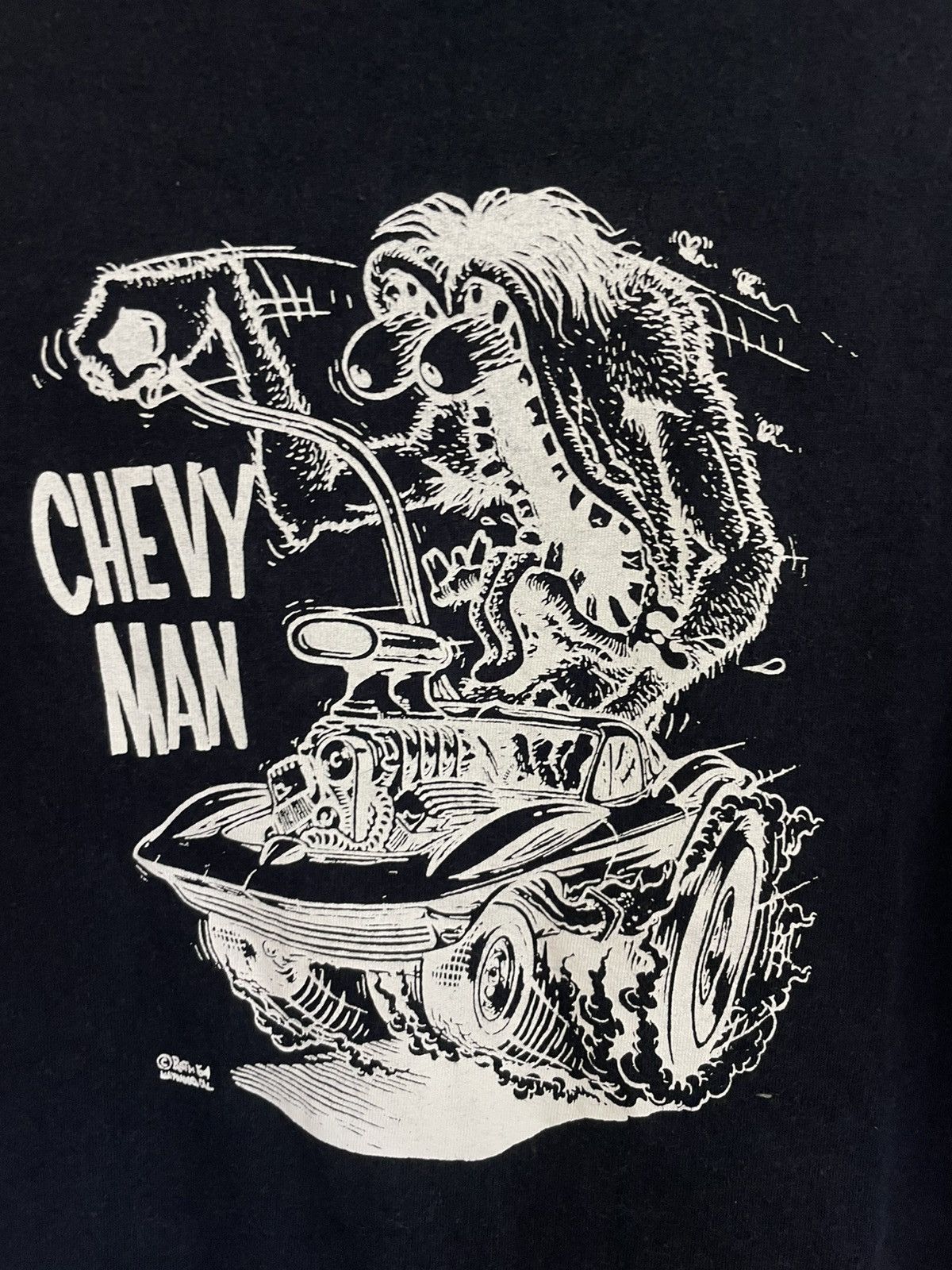Vintage Vintage 90s Chevy Man Rat fink t shirt Size US M / EU 48-50 / 2 - 4 Thumbnail