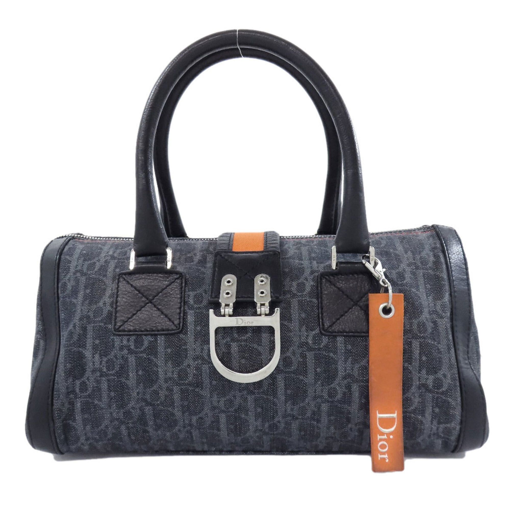 Dior Christian Dior Trotter Pattern Handbag, Canvas/Leather, Women's Size ONE SIZE - 1 Thumbnail