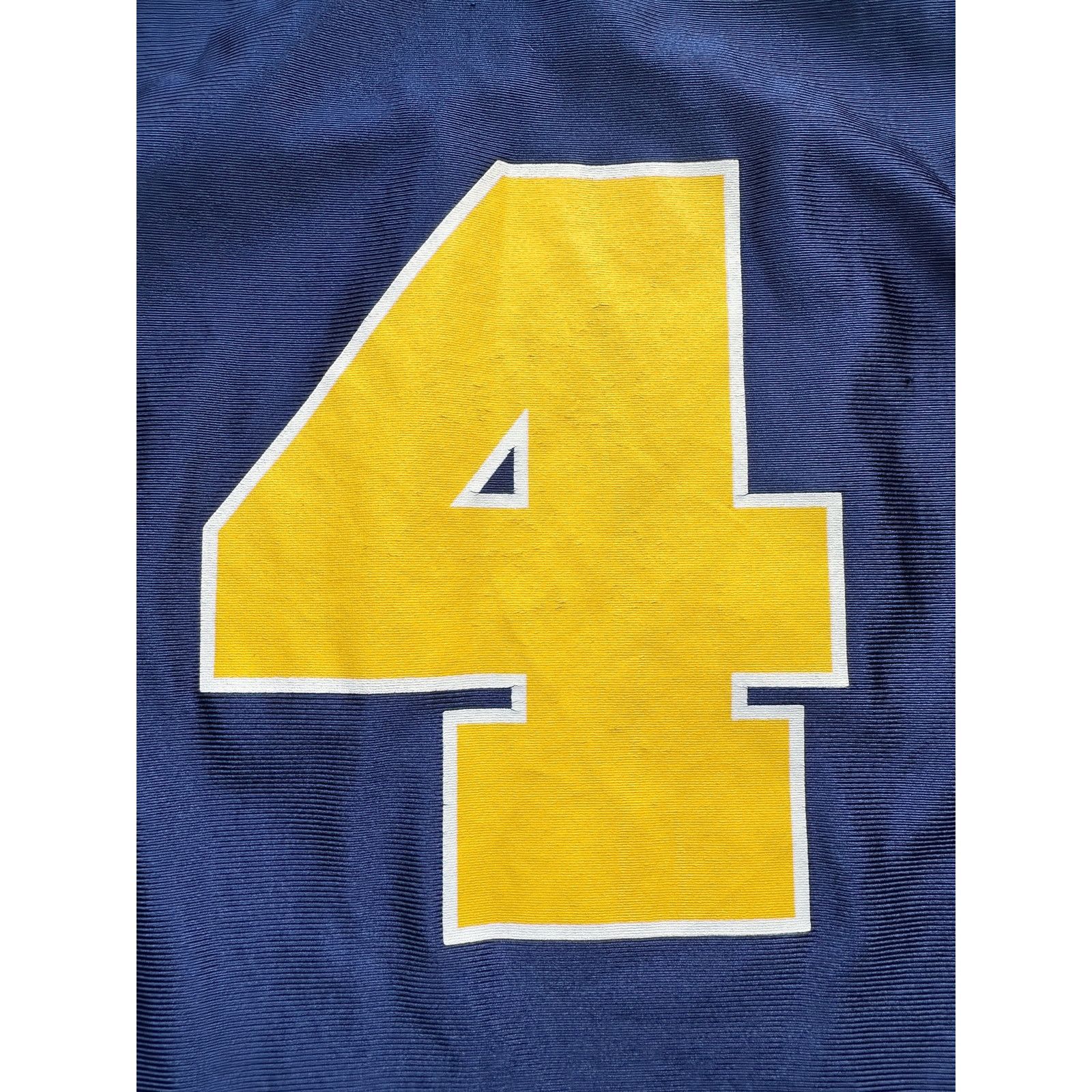 NCAA × Starter WEBBER Michigan Wolverines 90 MAJESTIC jersey basketball vtg Size US XL / EU 56 / 4 - 8 Thumbnail