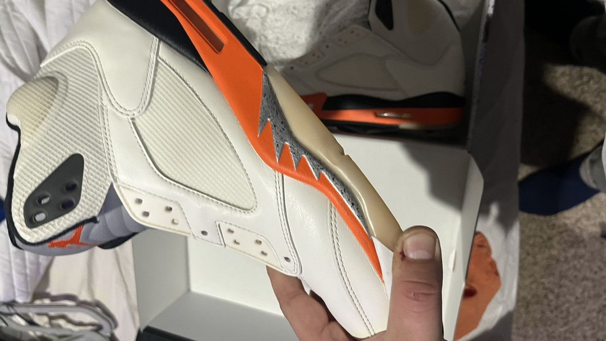 Jordan Brand Jordan 5 shattered backboard // Blaze orange Size US 12 / EU 45 - 5 Thumbnail