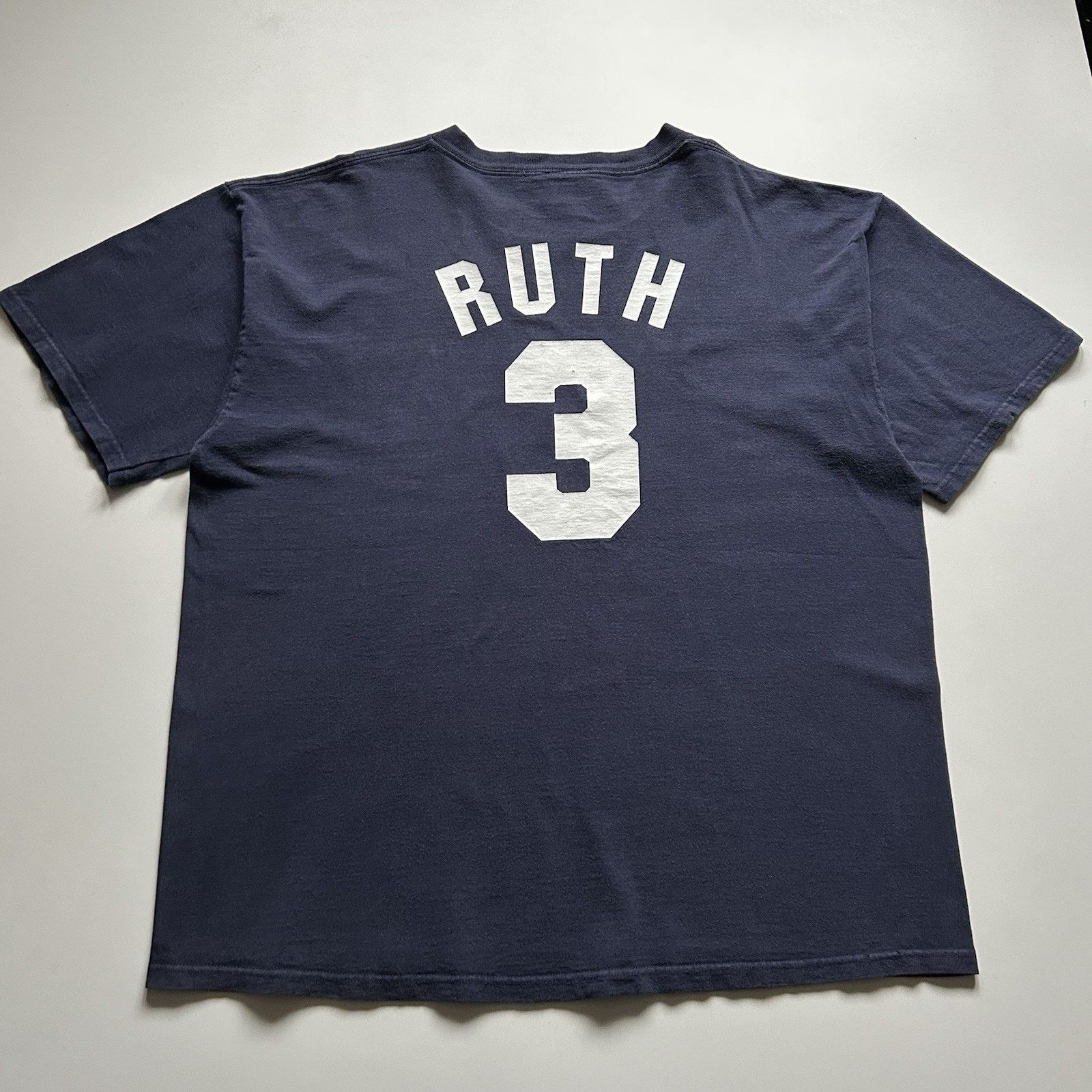 MLB × Majestic × Vintage Vintage Babe Ruth New York Yankees T Shirt 2XL Majestic MLB Size US XXL / EU 58 / 5 - 1 Thumbnail