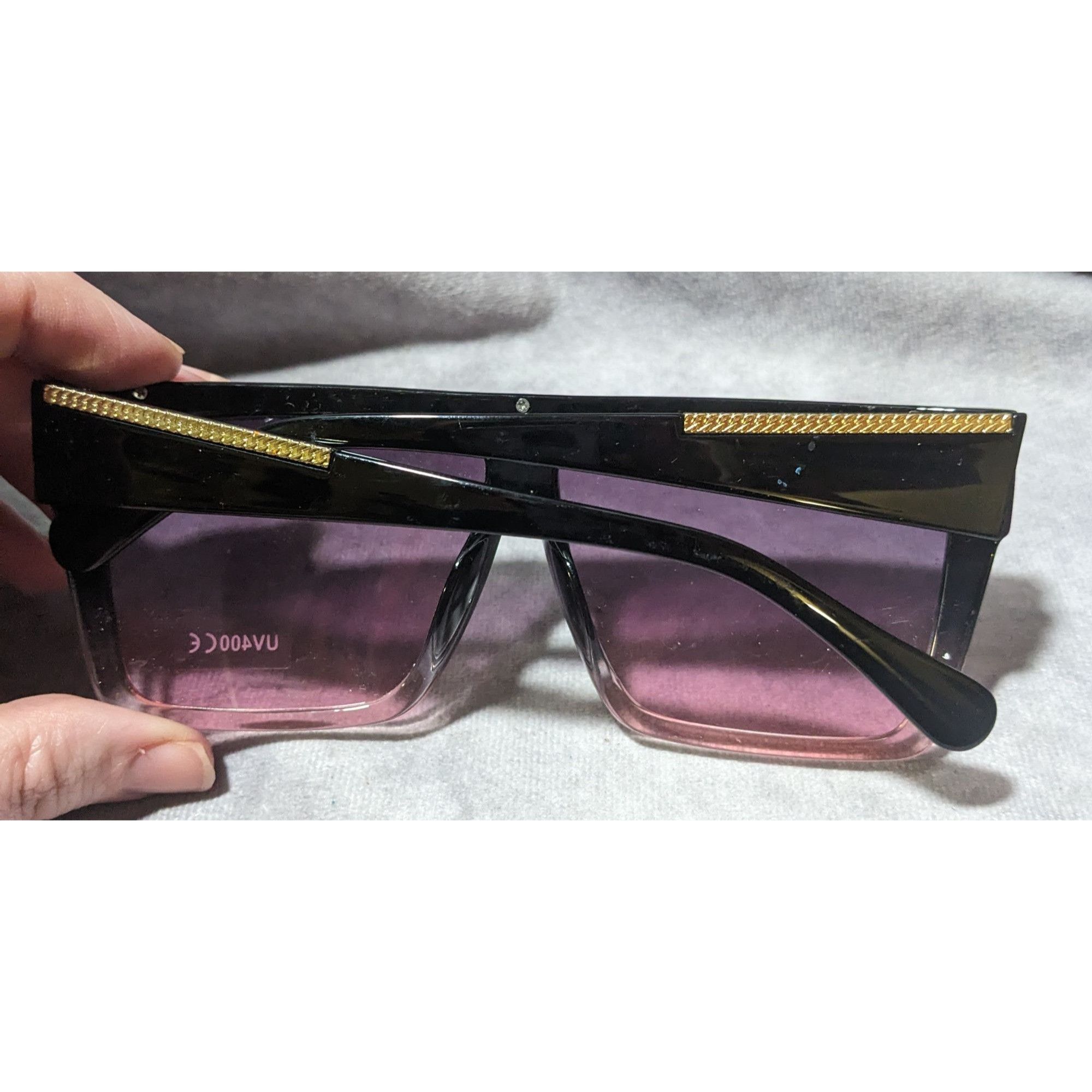 Other Shade Shaks Black And Pink Gold Accent Sunglasses Size ONE SIZE - 7 Thumbnail