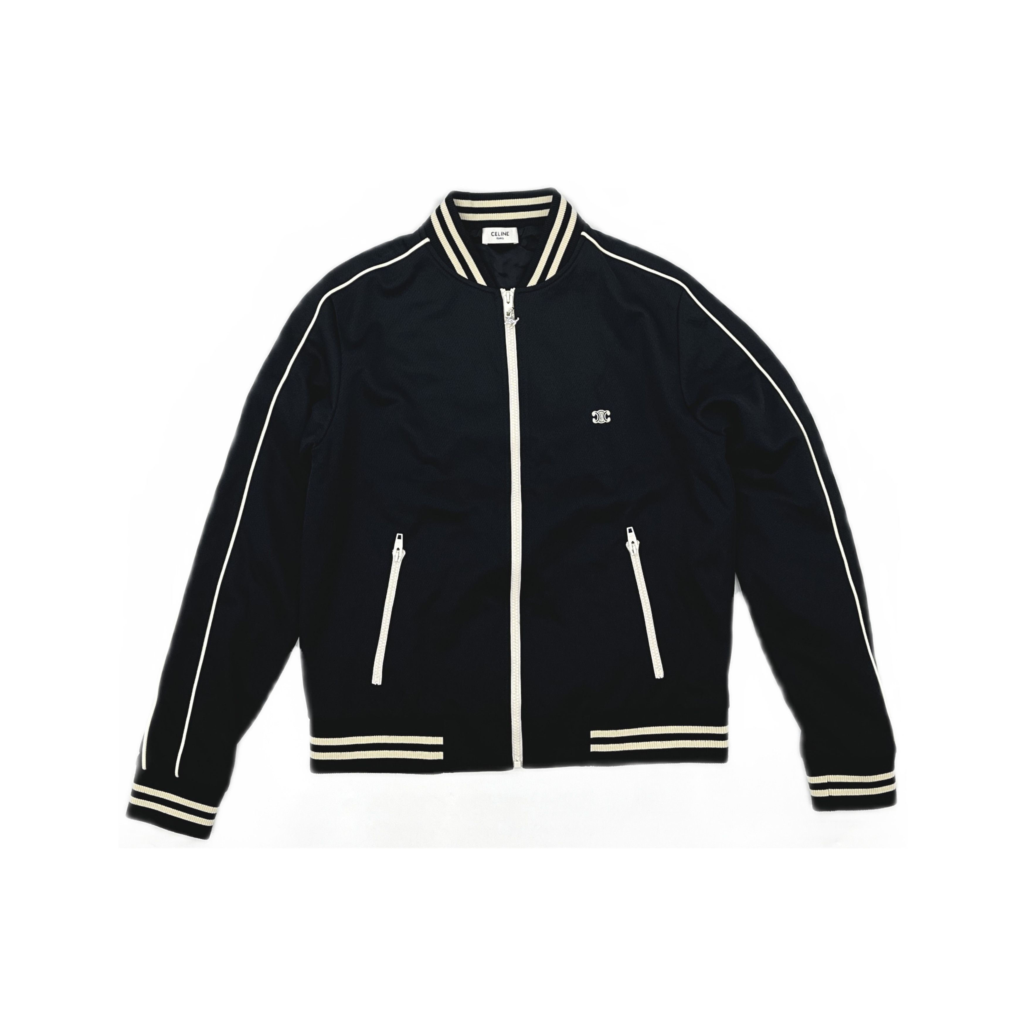 Celine Celine Striped Bomber Jacket Size S Size US S / EU 44-46 / 1 - 1 Thumbnail