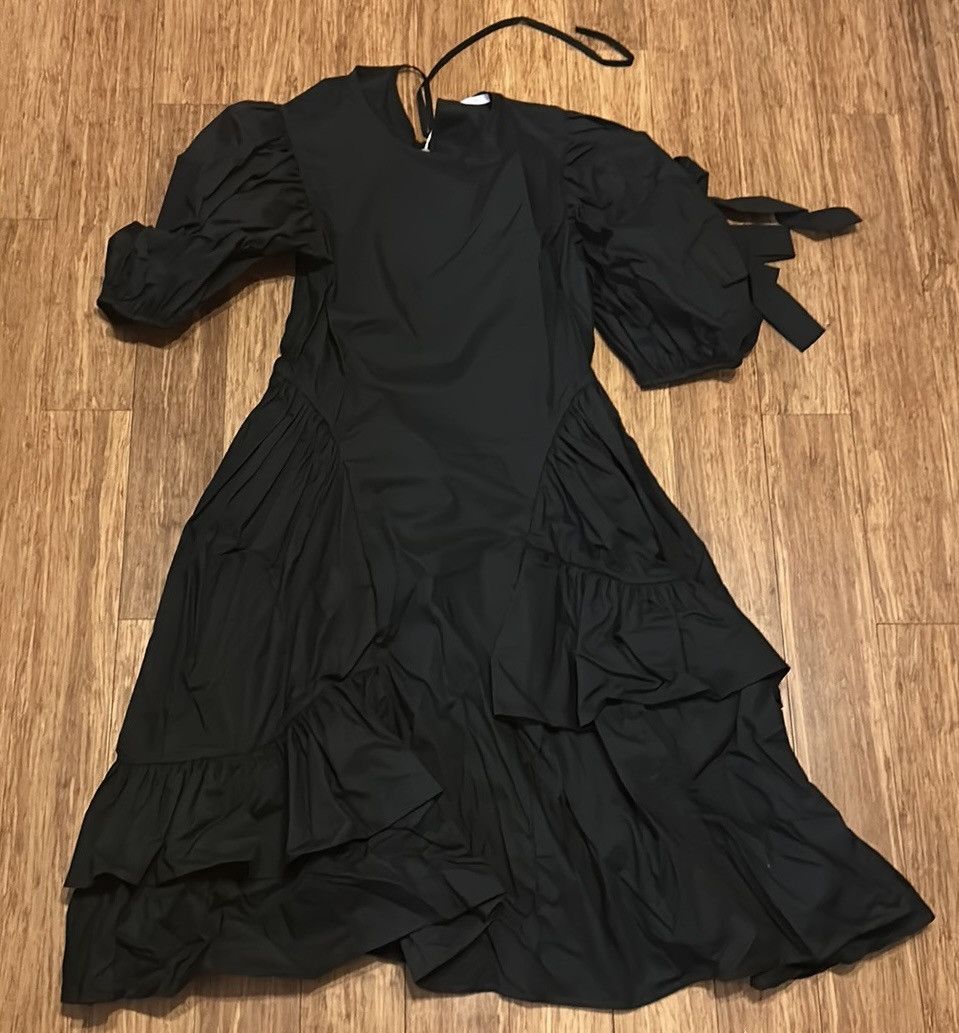 Cecilie Bahnsen CECILIE BAHNSEN Black Danita Midi Dress size US 8 Size M / US 6-8 / IT 42-44 - 5 Thumbnail