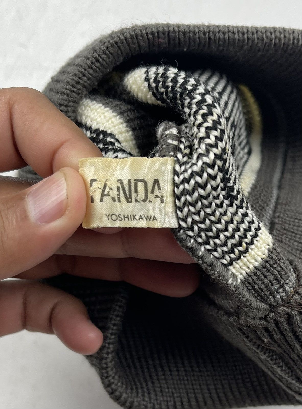 Japanese Brand × Vintage vintage panda beanie hat made in japan tc40 Size ONE SIZE - 6 Thumbnail