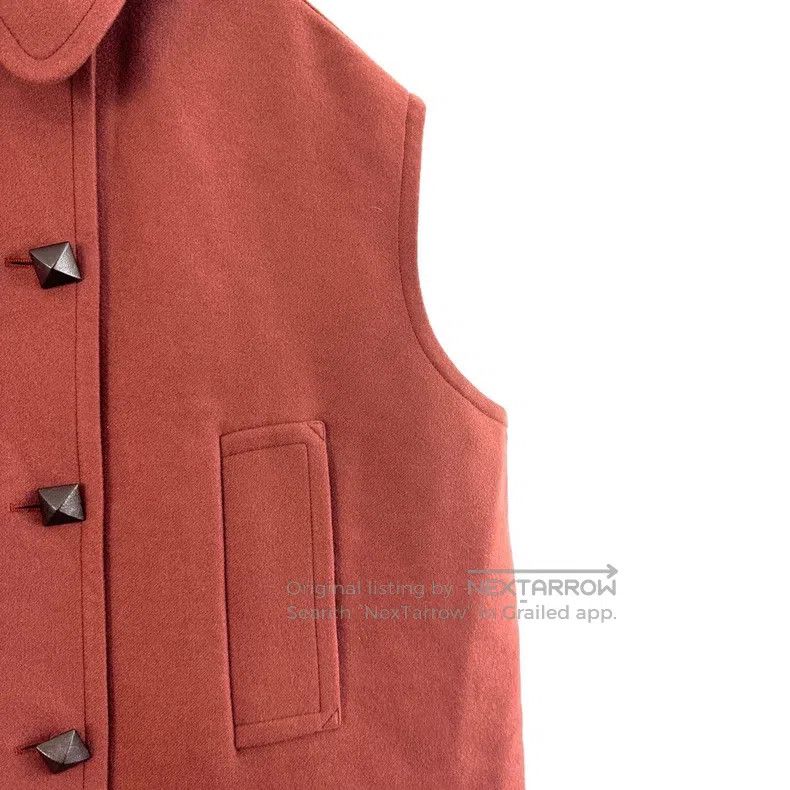 Hermes Hermes Ladies' cashmere double-breasted vest jacket Size XXS / US 00 / IT 34 - 6 Thumbnail